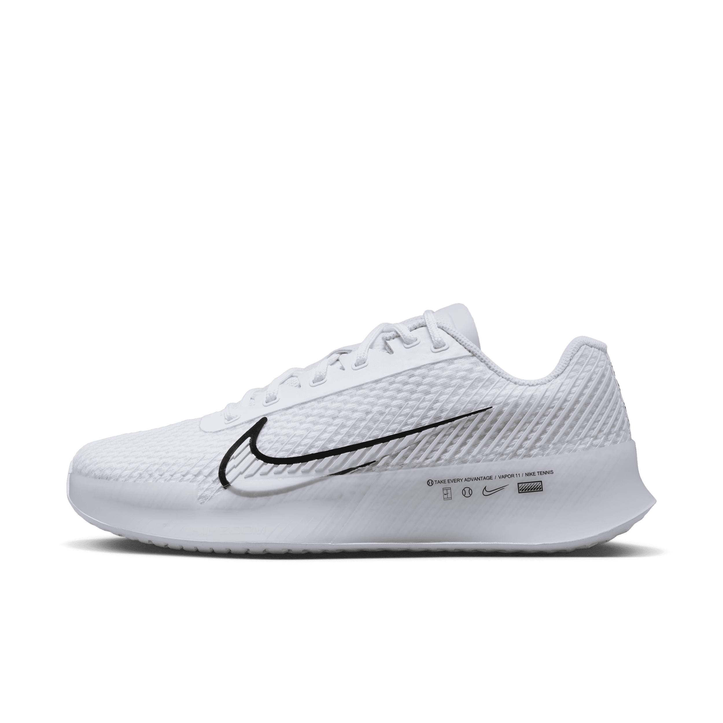 NikeCourt Air Zoom Vapor 11 Zapatillas de tenis de pista rápida - Mujer - Blanco