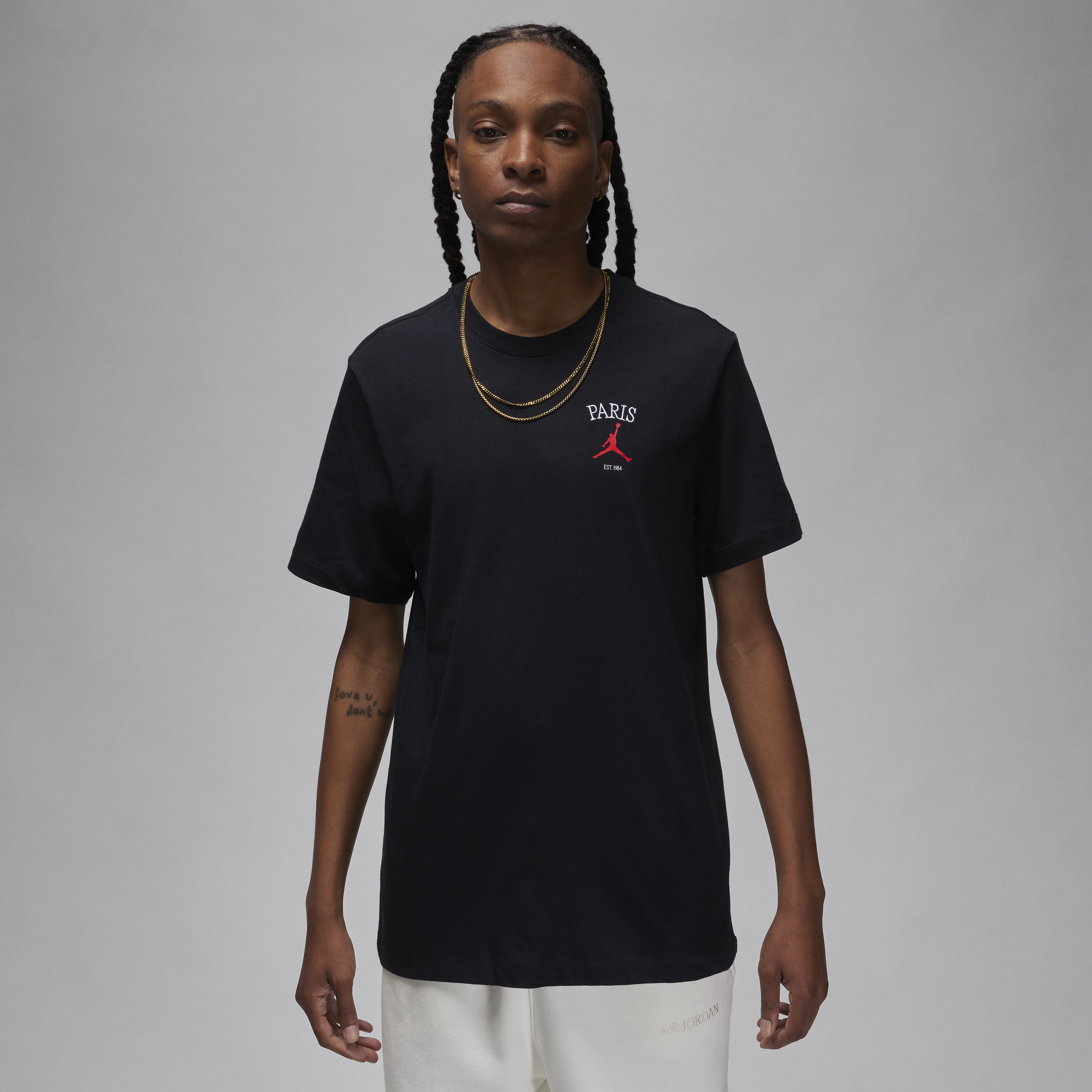 Nike T-shirt Jordan Paris – Uomo - Nero