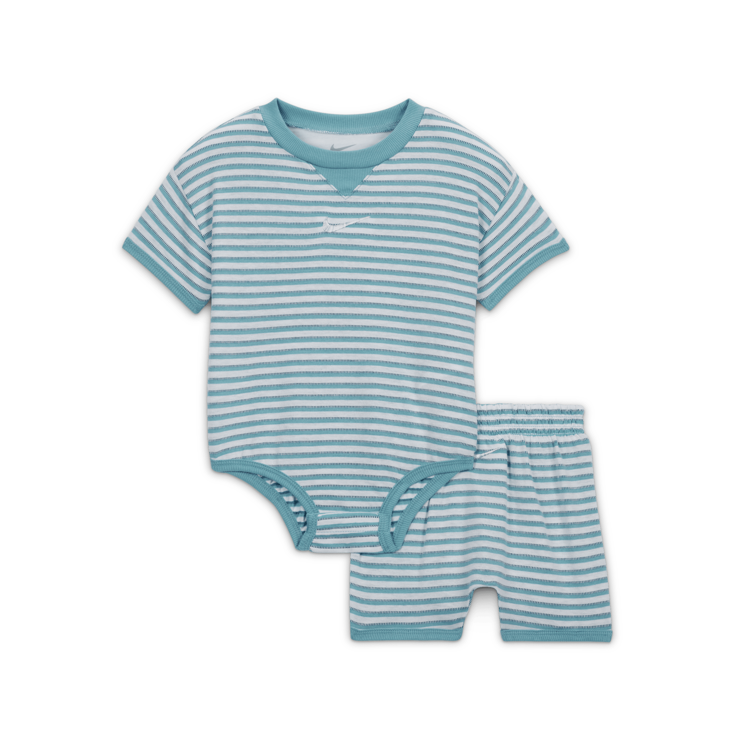 【ナイキ(NIKE)公式ストア】ナイキ レディセット ベビー ボディスーツ アンド ショートパンツ セット II3547-464 ブルー 【ナイキ(NIKE)公式ストア】ナイキ レディセット ベビー ボディスーツ アンド ショートパンツ セット II3547-464 ブルー