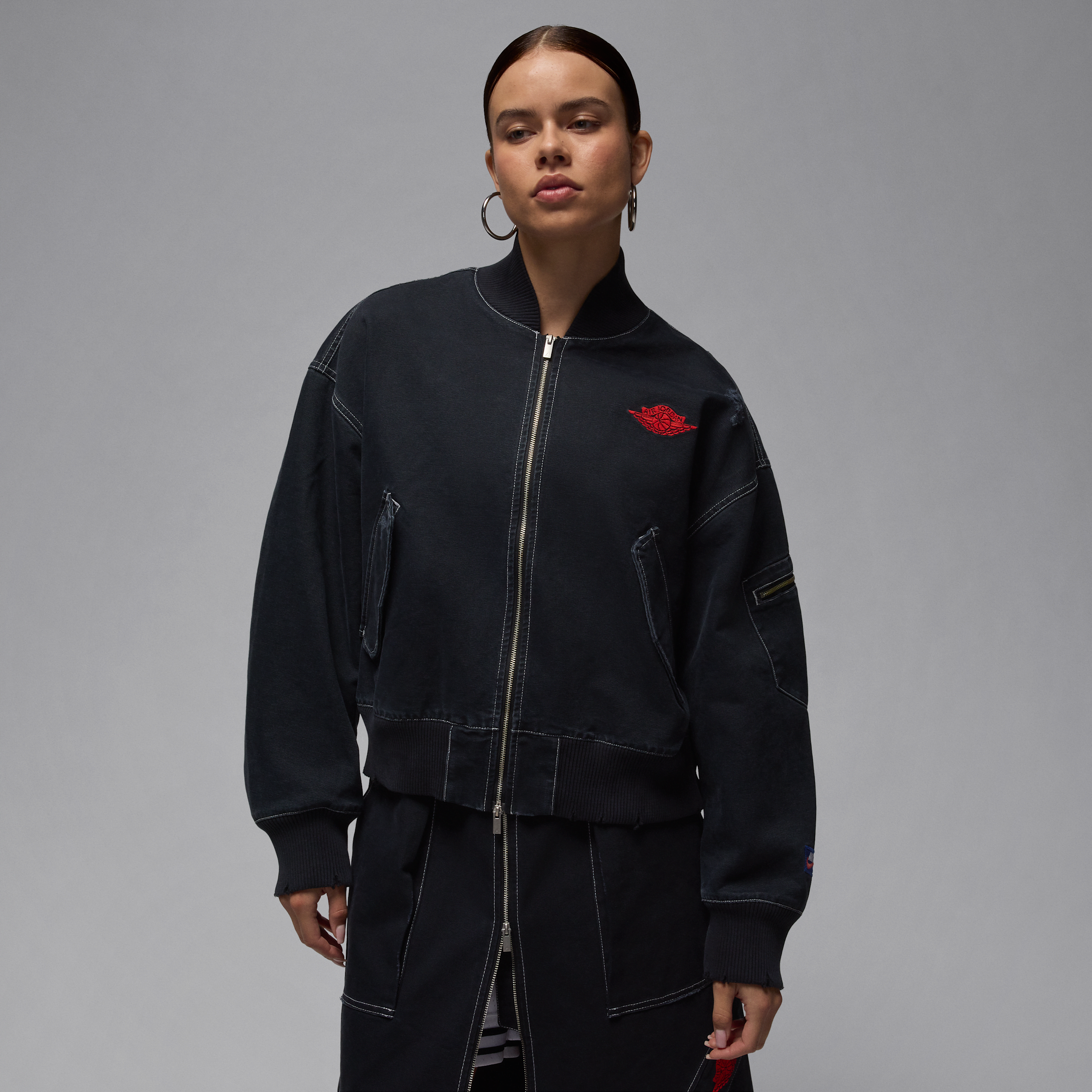 【ナイキ(NIKE)公式ストア】ジョーダン レネゲード レア エア ウィメンズジャケット IB2924-010 ブラック 【ナイキ(NIKE)公式ストア】ジョーダン レネゲード レア エア ウィメンズジャケット IB2924-010 ブラック