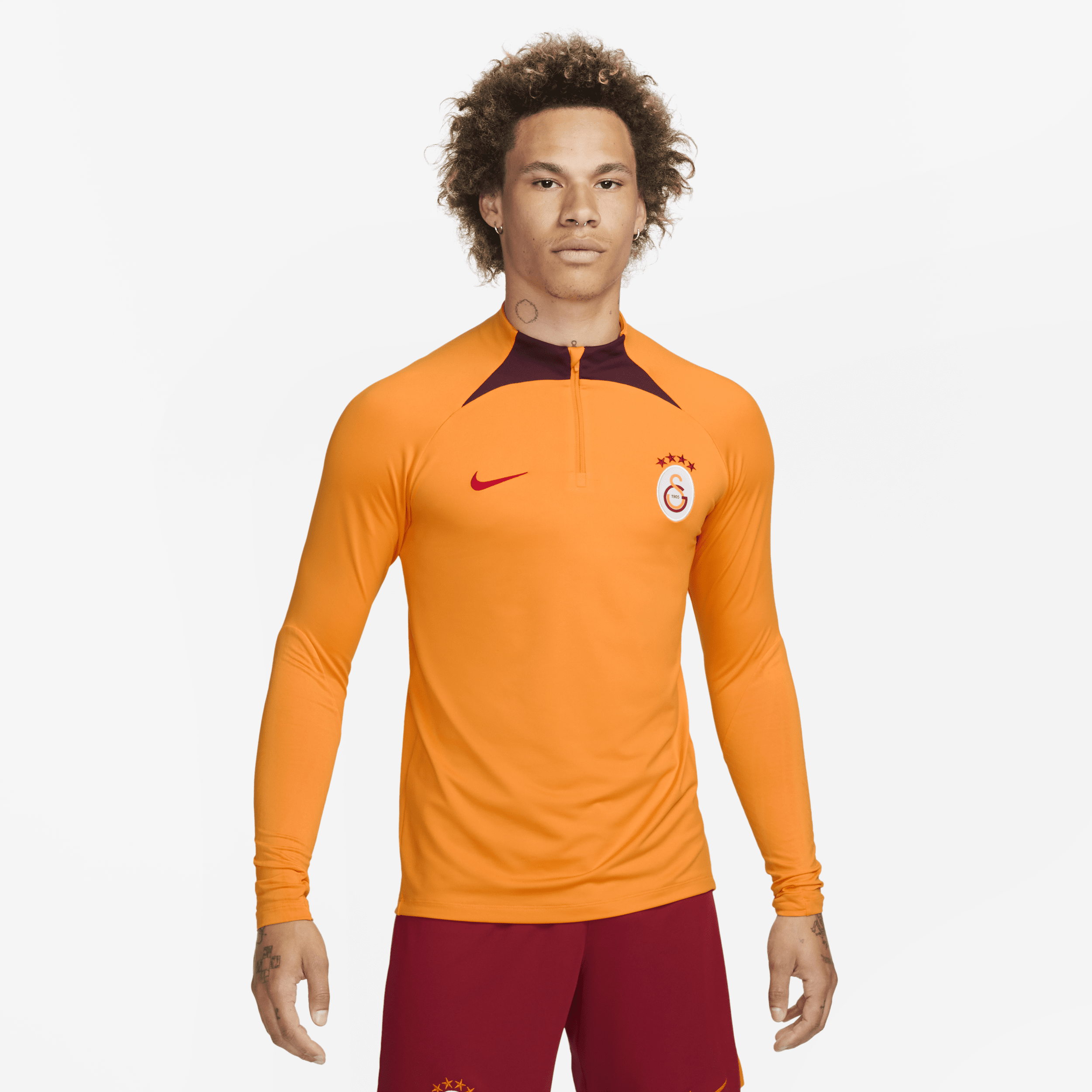 Galatasaray Strike Nike Dri-FIT voetbaltrainingstop voor heren - Oranje