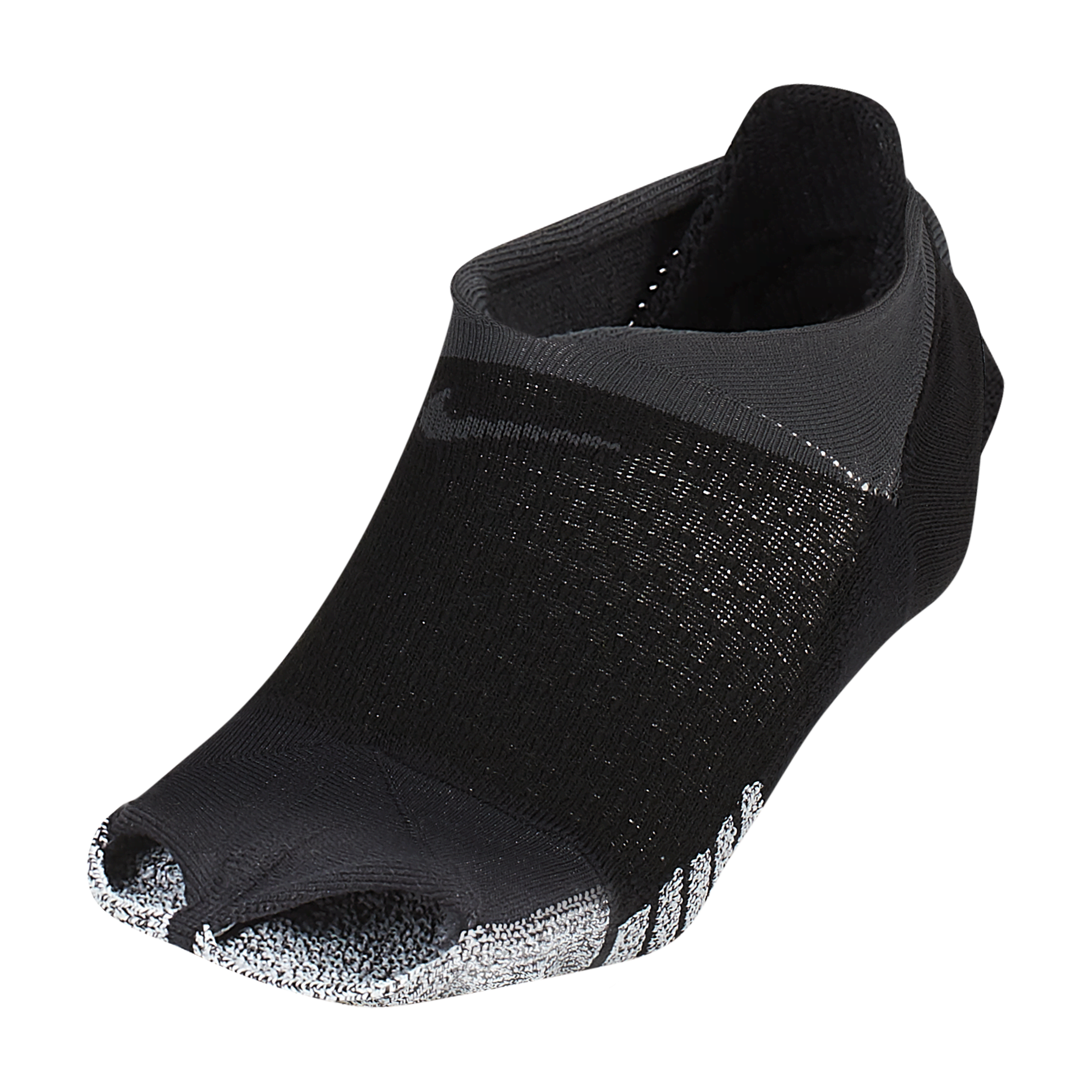 NikeGrip Dri-FIT Studio-footie-strømper uden tå til kvinder - sort