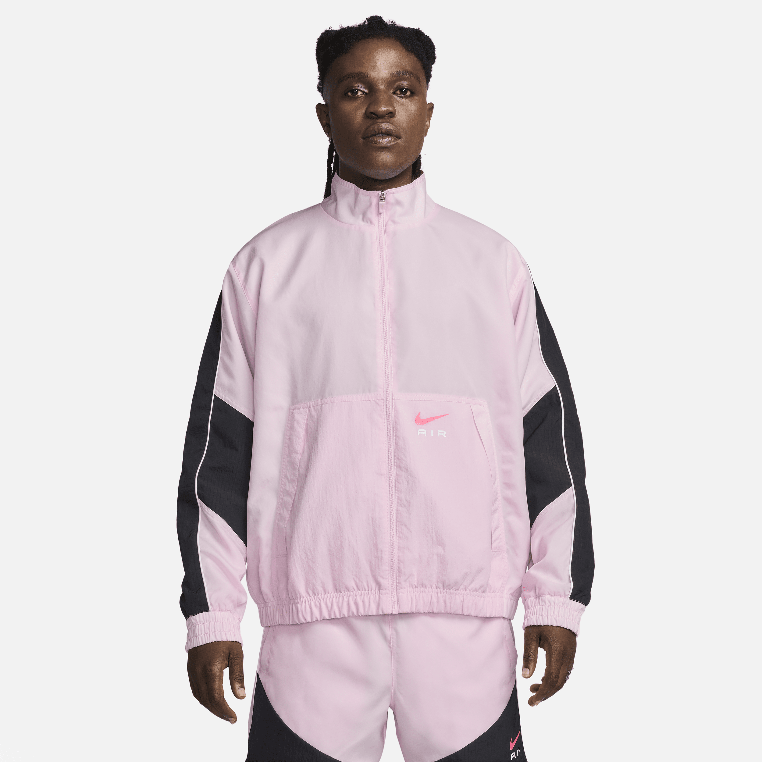 Track jacket in tessuto Nike Air – Uomo - Rosa