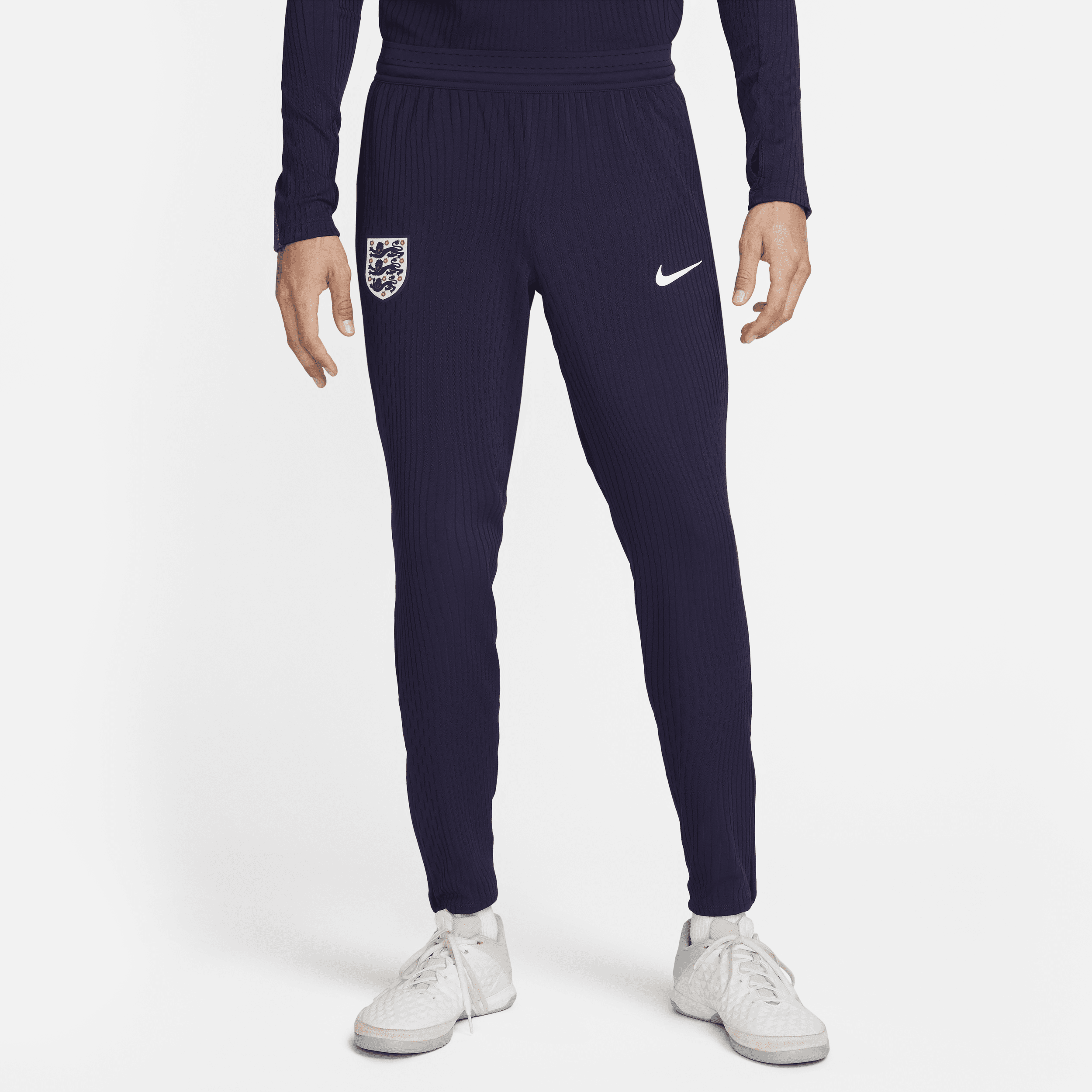 Maskinstrikkede England Strike Elite Nike Dri-FIT ADV-fodboldbukser til mænd - lilla