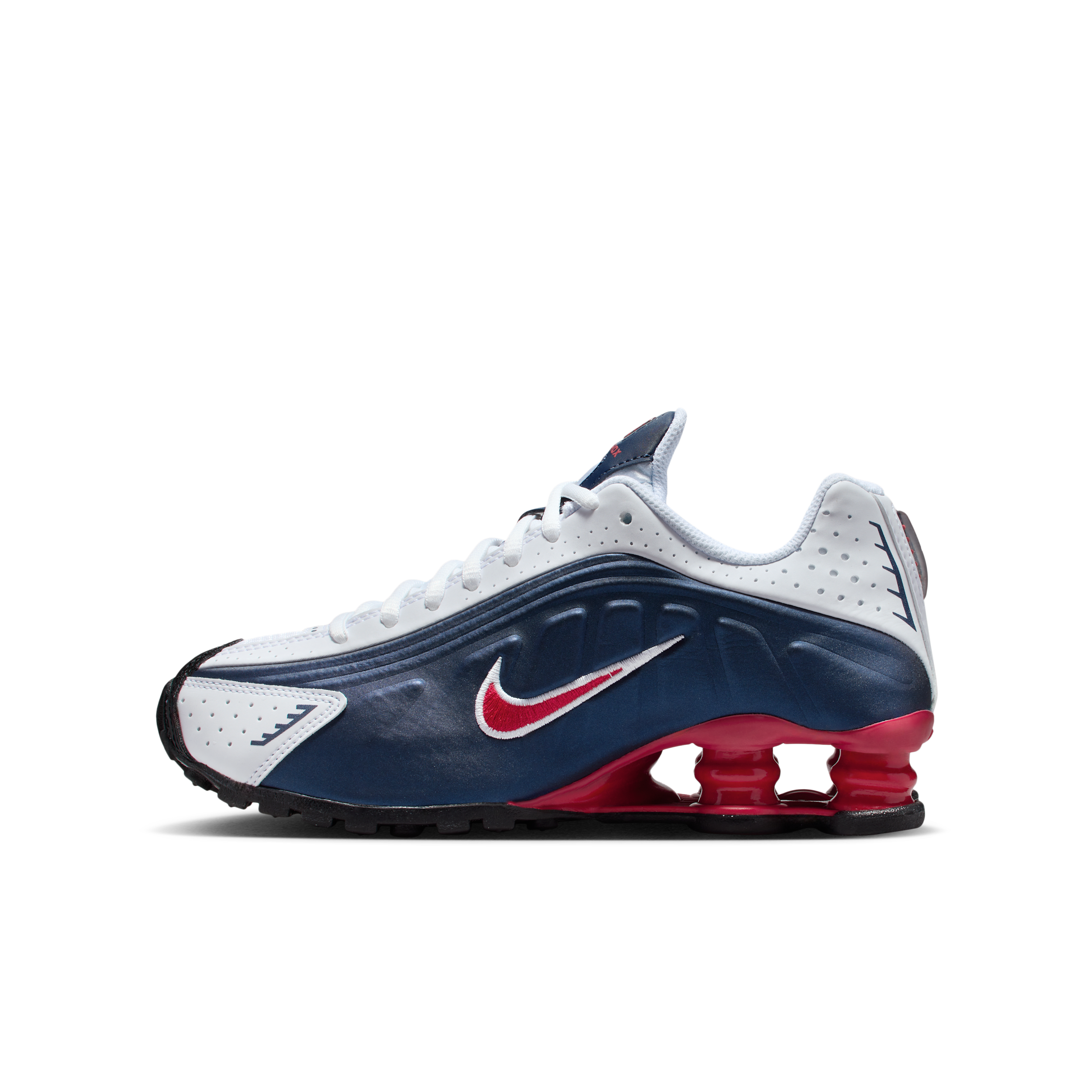 【ナイキ(NIKE)公式ストア】ナイキ ショックス R4 ジュニアシューズ CW2626-400 ブルー 【ナイキ(NIKE)公式ストア】ナイキ ショックス R4 ジュニアシューズ CW2626-400 ブルー