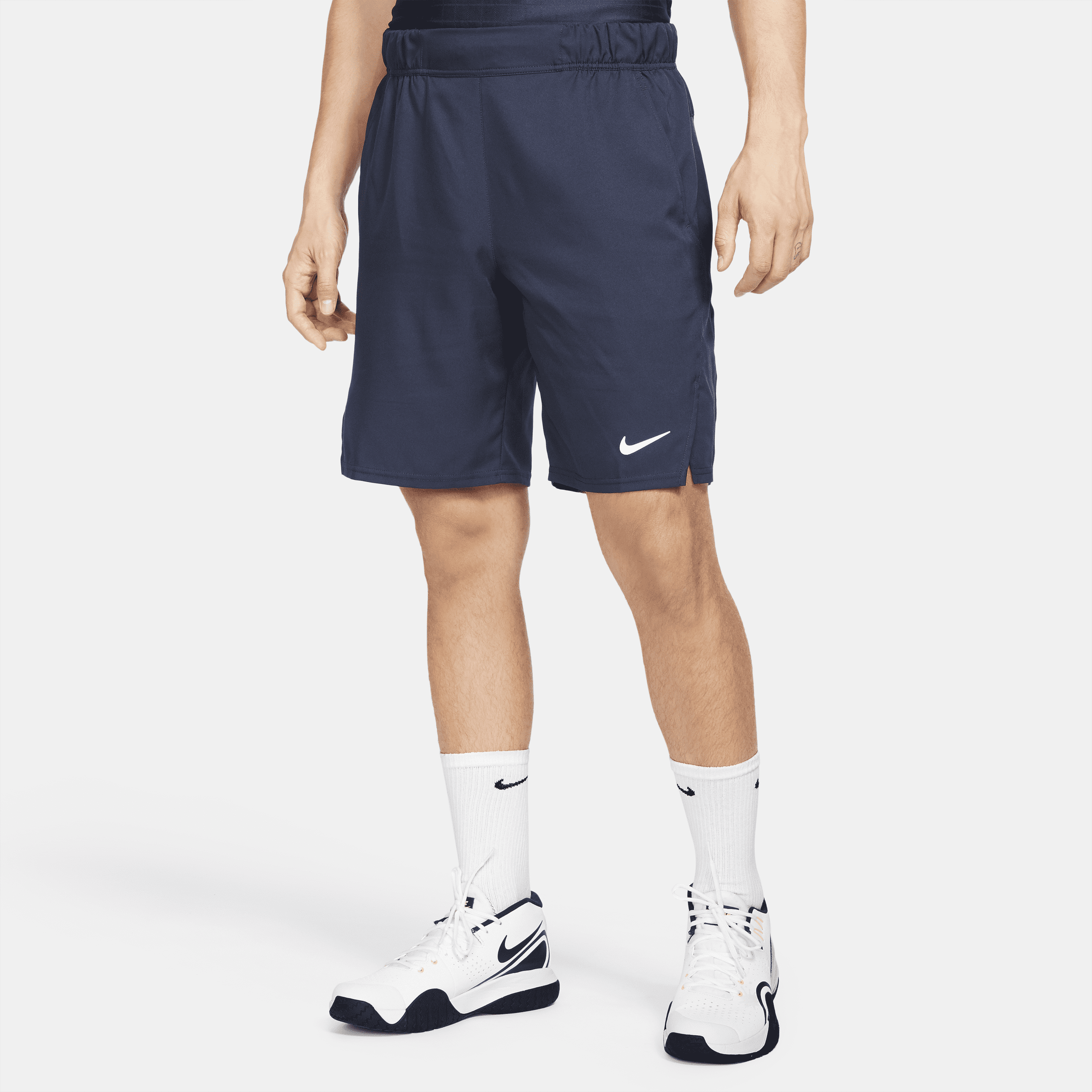 NikeCourt Dri-FIT Victory-tennisshorts (23 cm) til mænd - blå