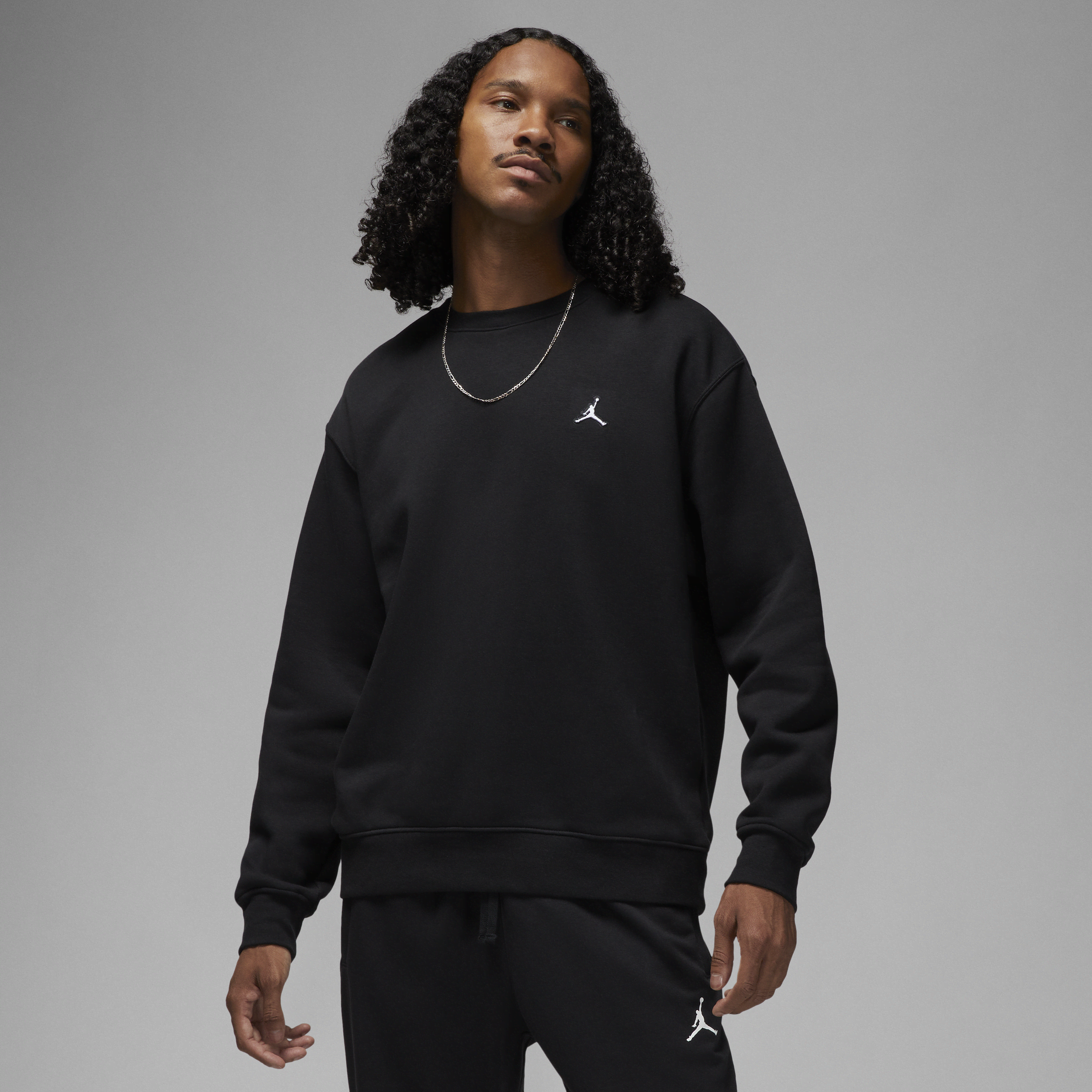【ナイキ(NIKE)公式ストア】ジョーダン ブルックリン フリース メンズ クルーネック スウェットシャツ DQ7520-010 ブラック 【ナイキ(NIKE)公式ストア】ジョーダン ブルックリン フリース メンズ クルーネック スウェットシャツ DQ7520-010 ブラック