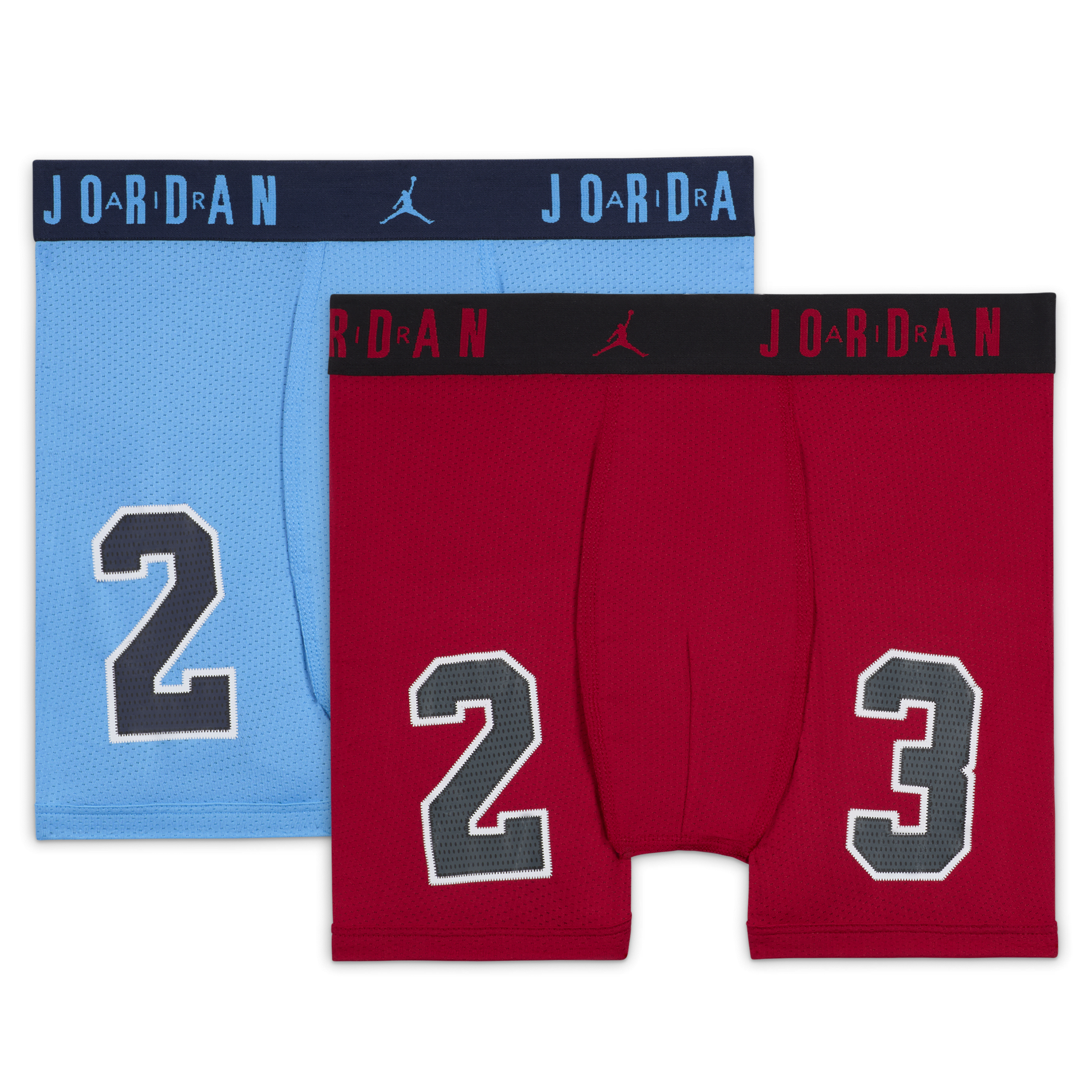 【ナイキ(NIKE)公式ストア】ジョーダン ジュニア フライト メッシュ ジャージー ボクサーブリーフ (2枚セット) HF2222-687 レッド 【ナイキ(NIKE)公式ストア】ジョーダン ジュニア フライト メッシュ ジャージー ボクサーブリーフ (2枚セット) HF2222-687 レッド