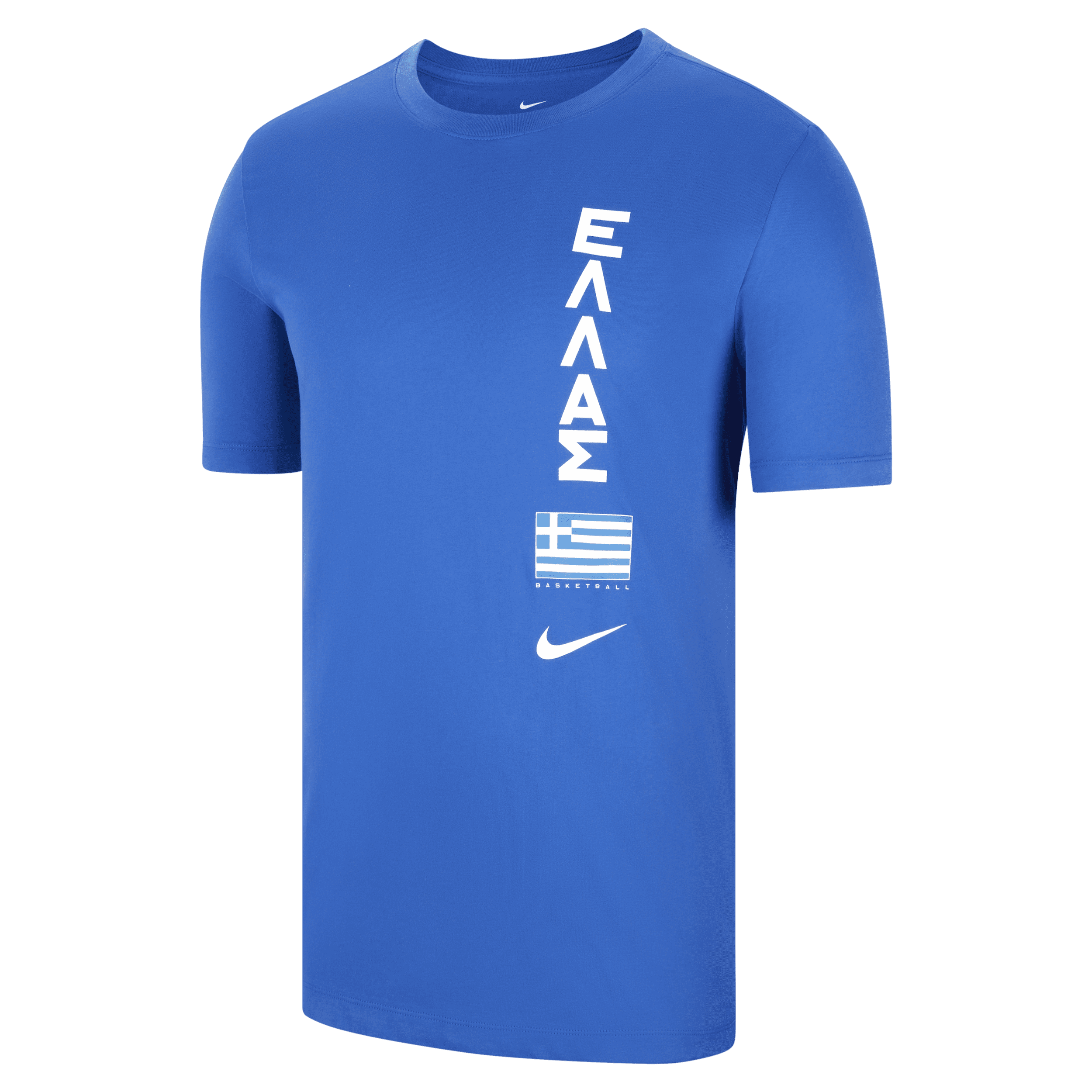 Grækenland Nike Dri-FIT–basketball-T-shirt til mænd - blå