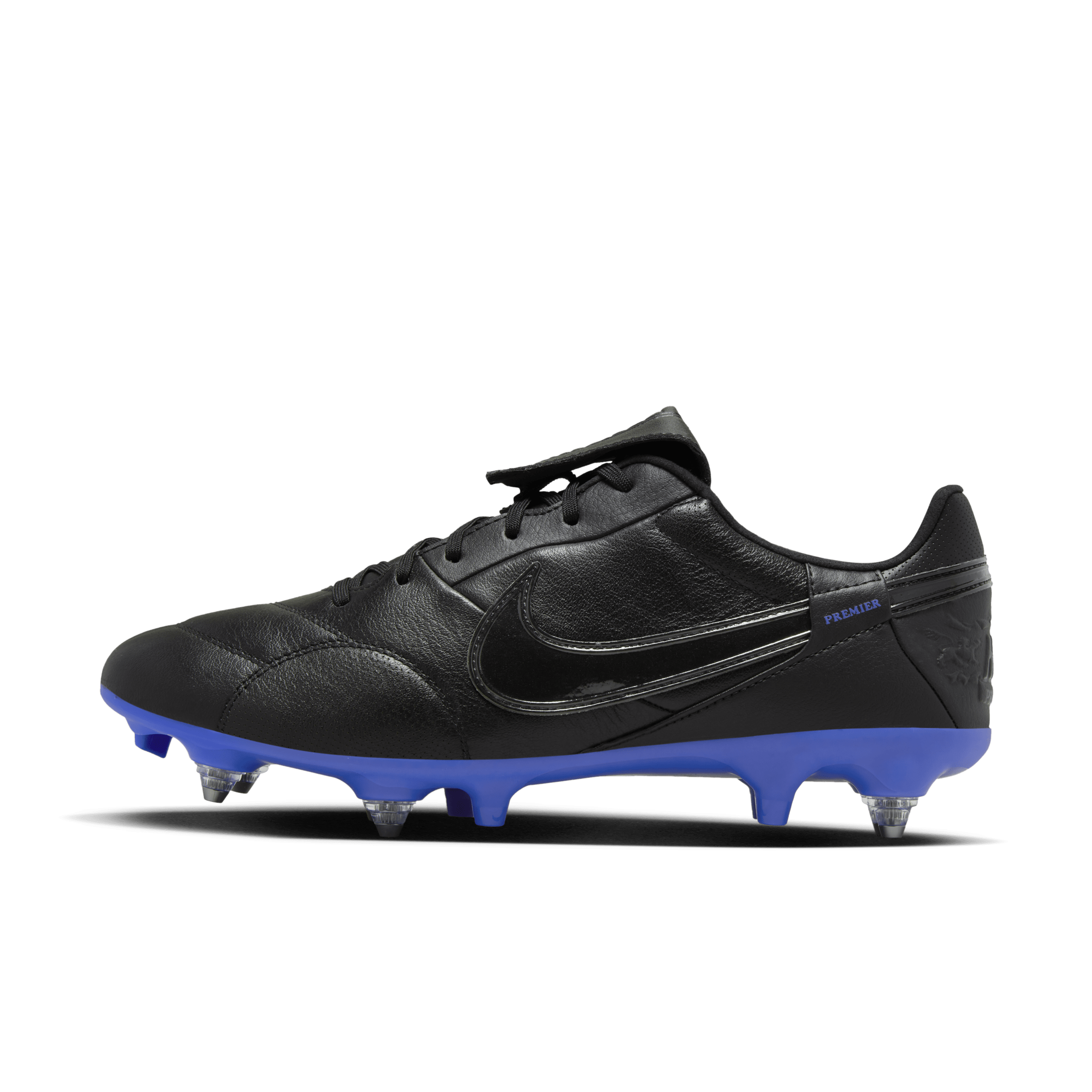 NikePremier 3-fodboldstøvler (low-top) til blødt underlag - sort