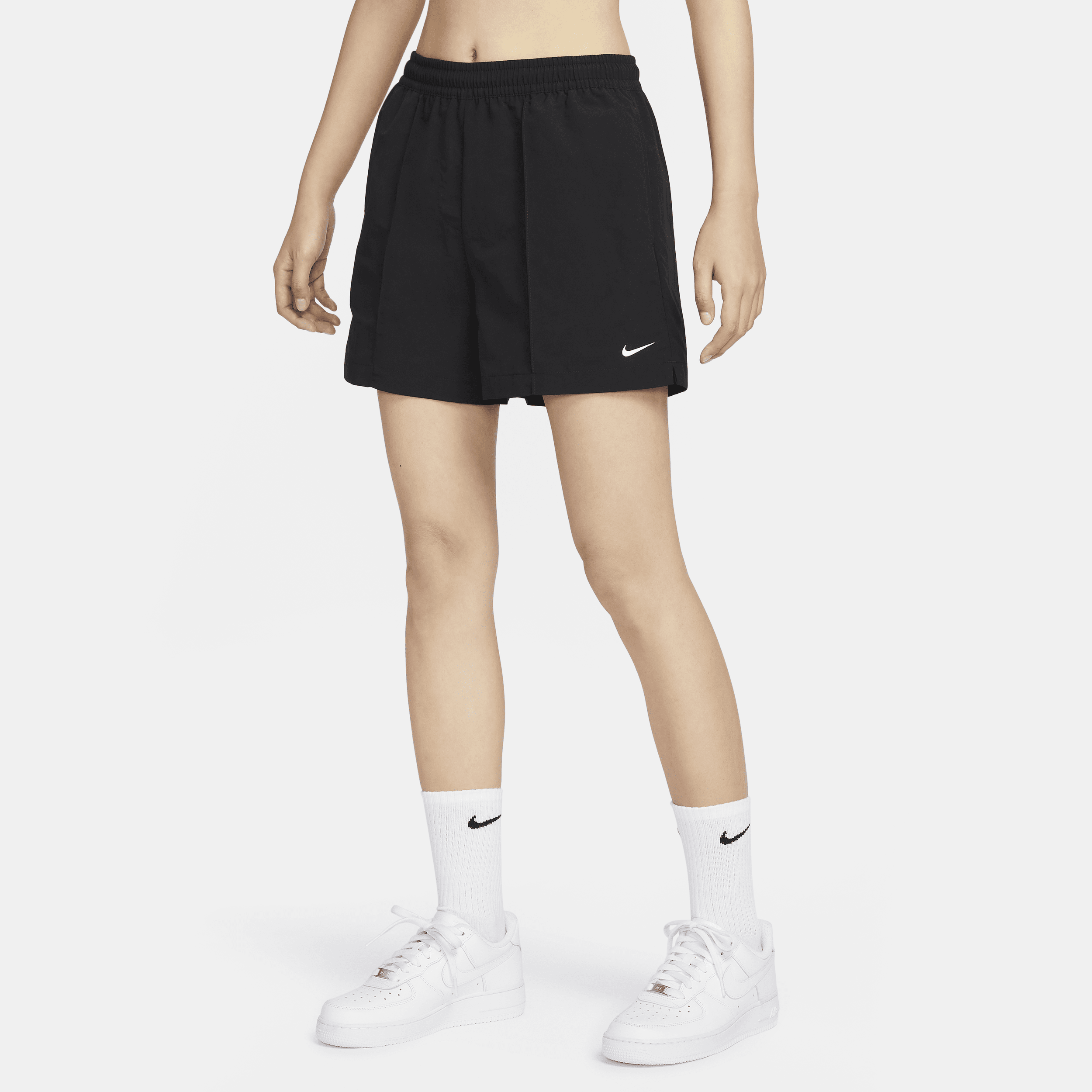 【ナイキ(NIKE)公式ストア】ナイキ スポーツウェア エブリシング ウーブン ウィメンズ ミッドライズ 13cm ショートパンツ FV6623-010 ブラック 【ナイキ(NIKE)公式ストア】ナイキ スポーツウェア エブリシング ウーブン ウィメンズ ミッドライズ 13cm ショートパンツ FV6623-010 ブラック