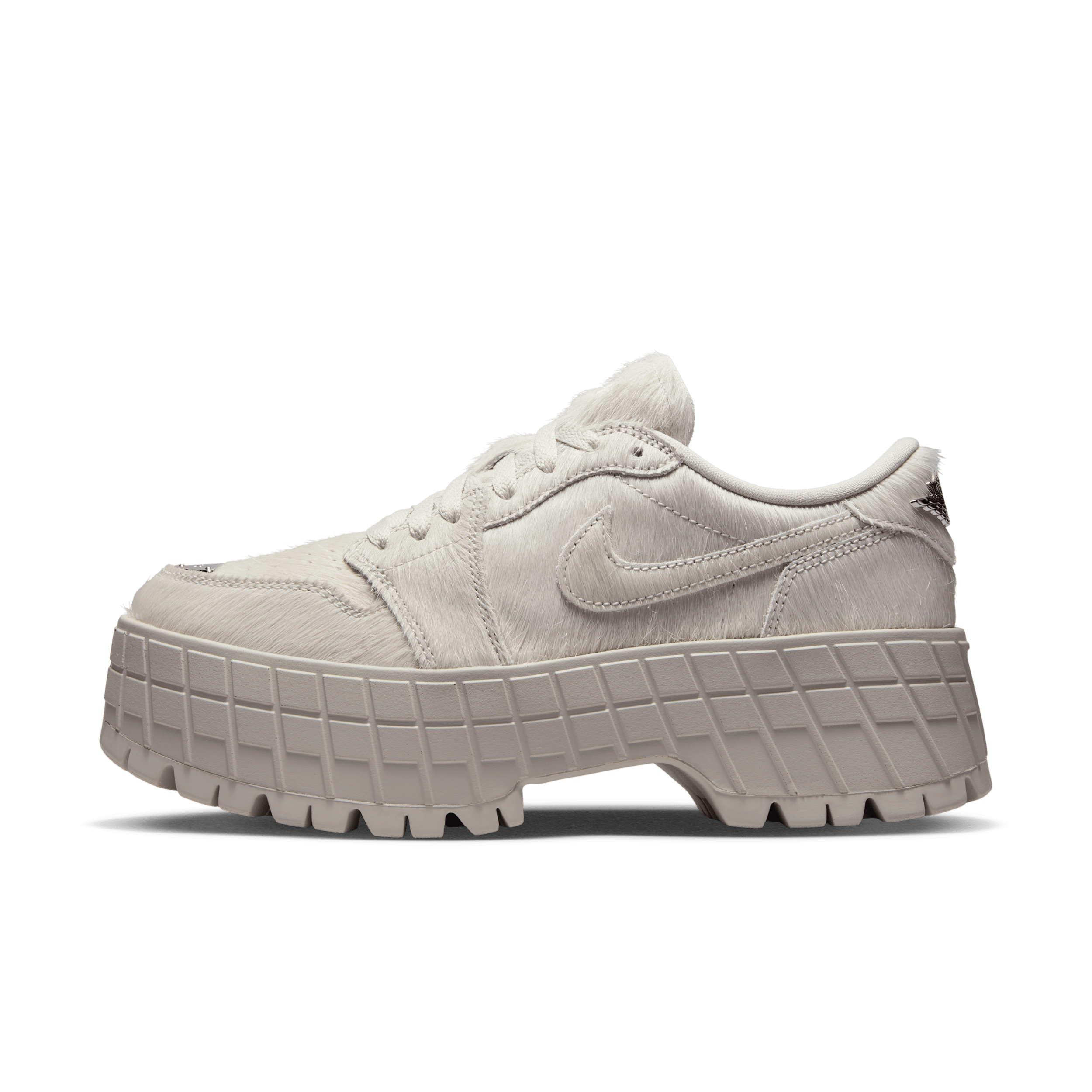 Nike Air Jordan 1 Brooklyn Low Women's Shoes - Grey Nike Air Jordan 1 Brooklyn Low Women's Shoes - Grey