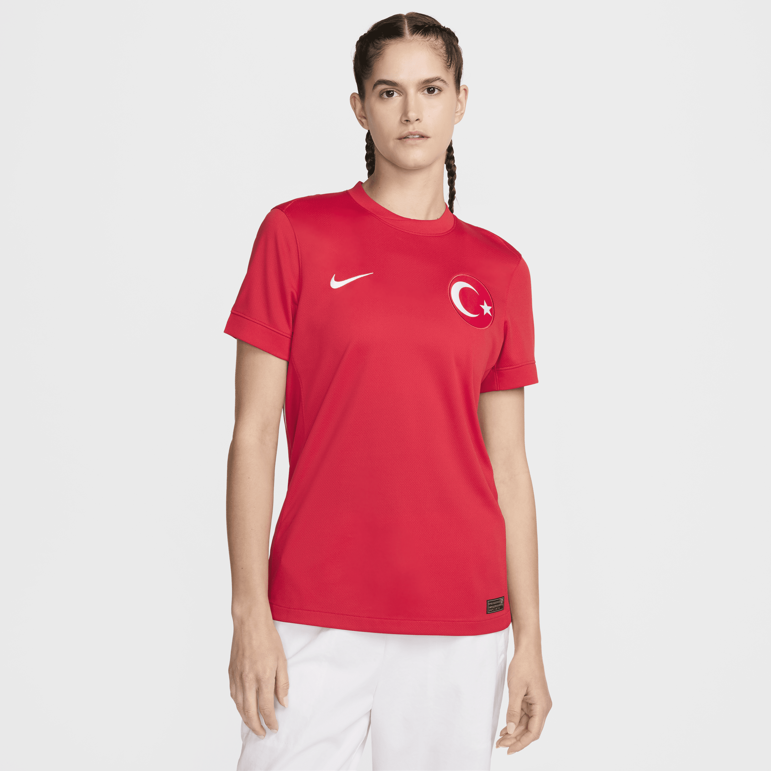 Maglia da calcio replica Nike Dri-FIT Turchia 2024/25 Stadium da donna – Away - Rosso