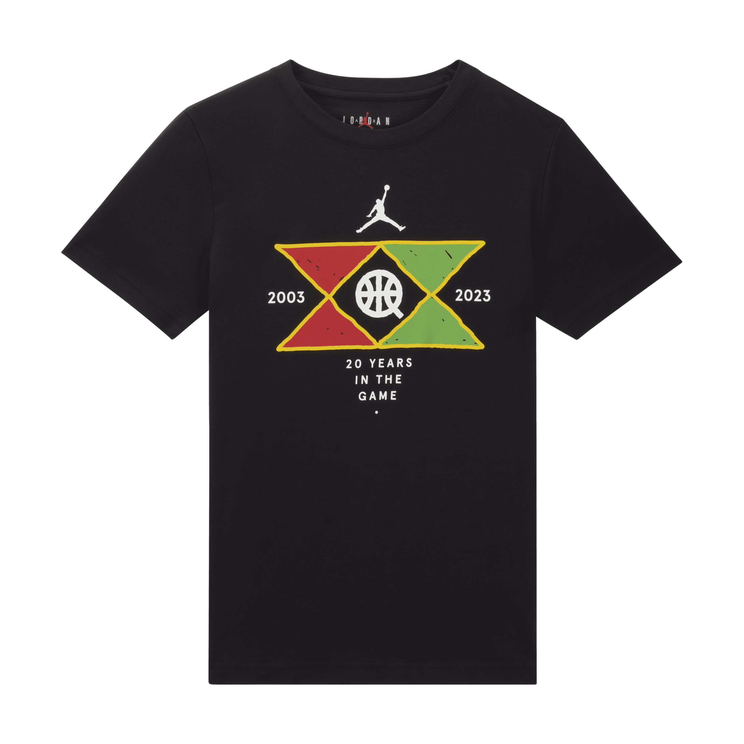 Jordan X Quai 54-T-shirt til mindre børn - sort