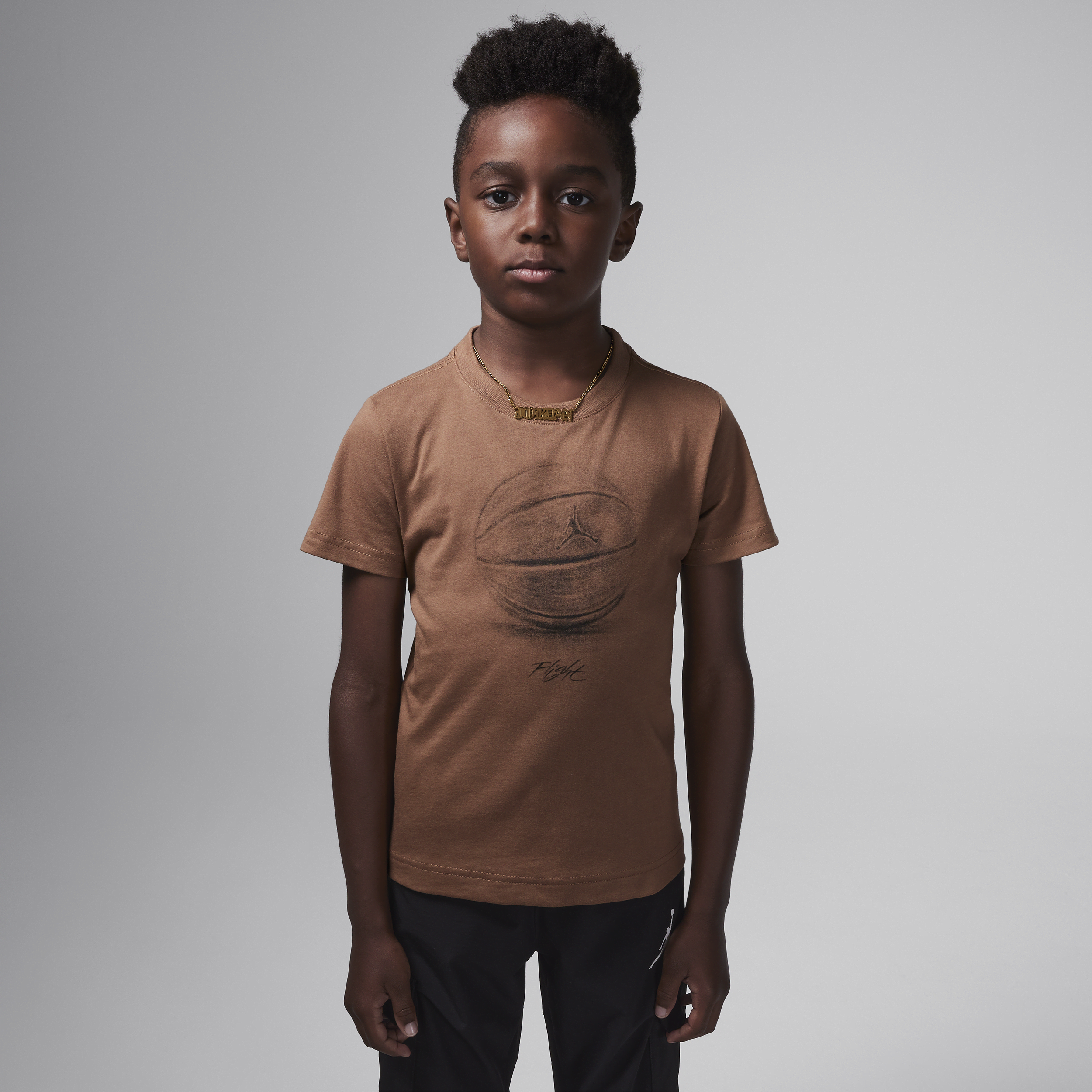 【ナイキ(NIKE)公式ストア】ジョーダン リトルキッズ ゲーム オブ フライト Tシャツ HV7962-200 ブラウン 【ナイキ(NIKE)公式ストア】ジョーダン リトルキッズ ゲーム オブ フライト Tシャツ HV7962-200 ブラウン