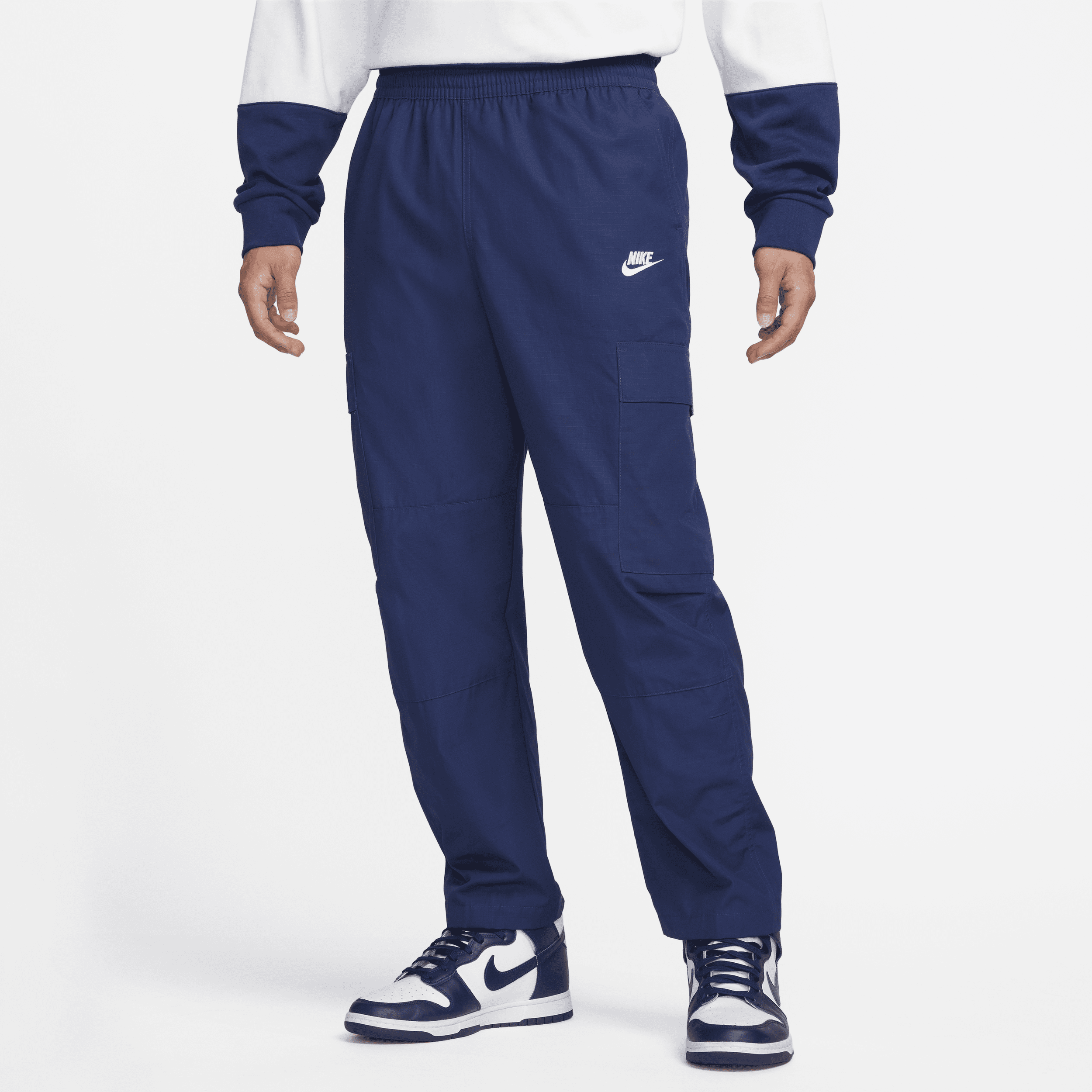 【ナイキ(NIKE)公式ストア】ナイキ クラブ メンズ ウーブン カーゴ パンツ DX0614-410 ブルー 【ナイキ(NIKE)公式ストア】ナイキ クラブ メンズ ウーブン カーゴ パンツ DX0614-410 ブルー