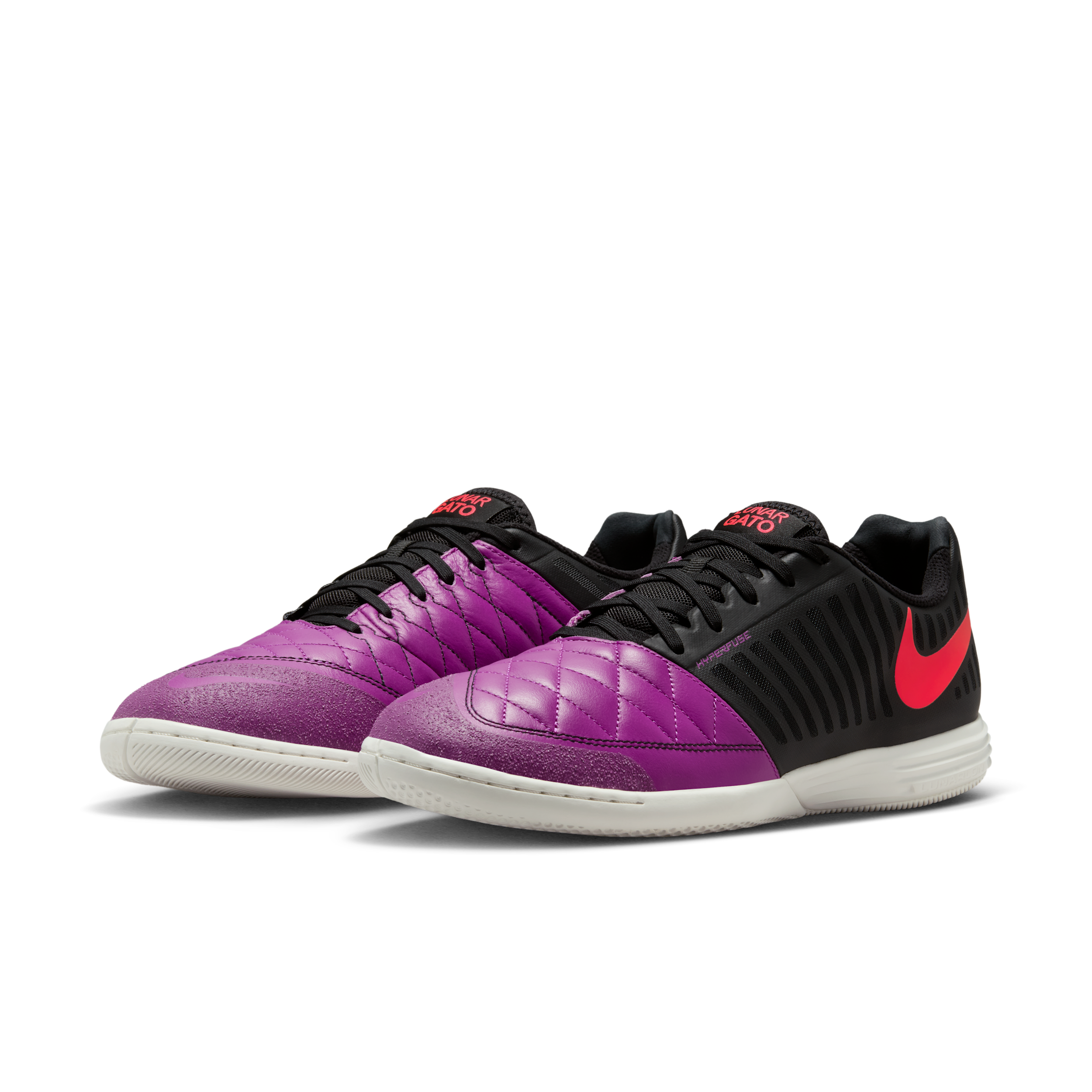 Nike Lunar Gato II Indoor Court Low-Top Football Shoes - Purple