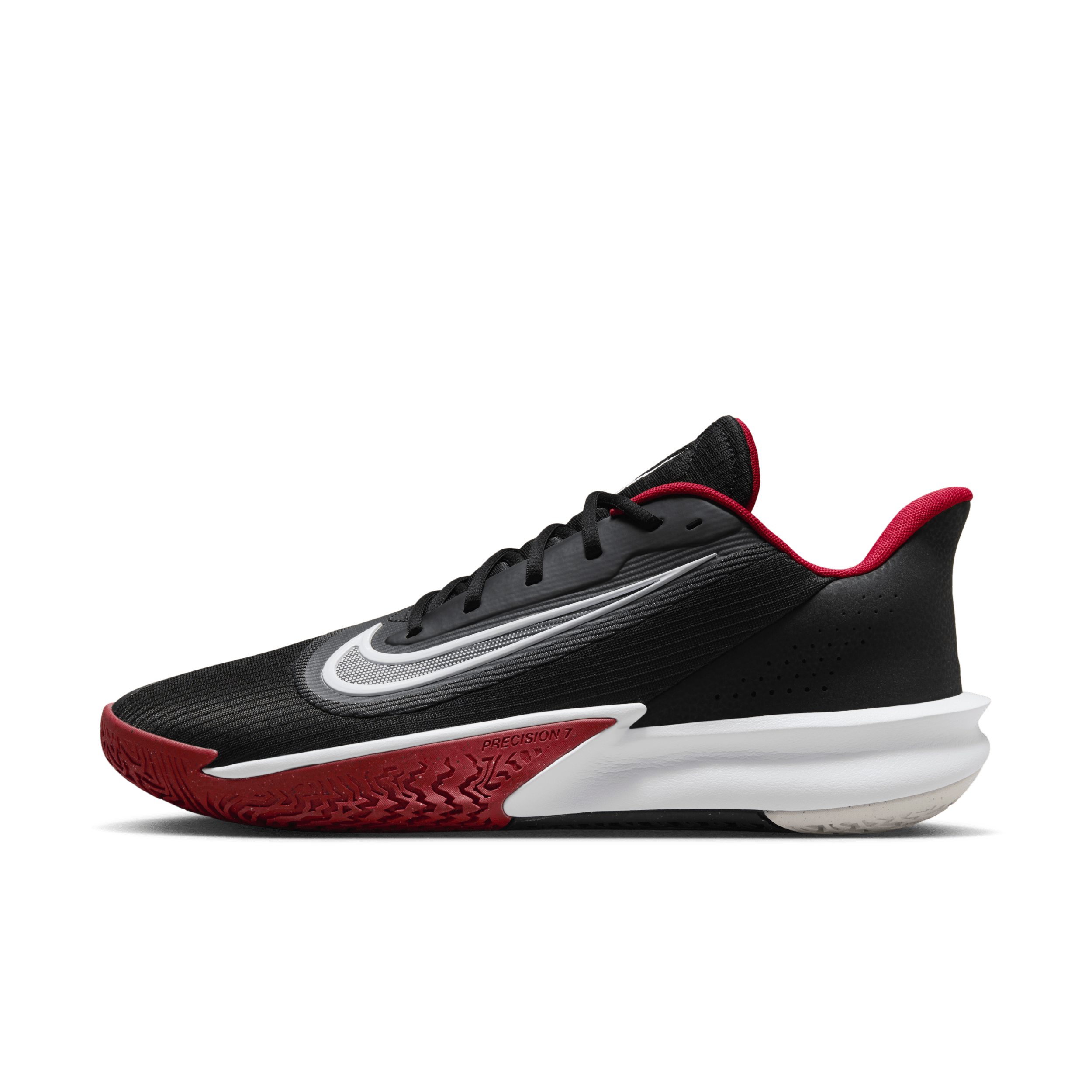 Nike Precision 7 basketbalschoenen voor heren - Zwart