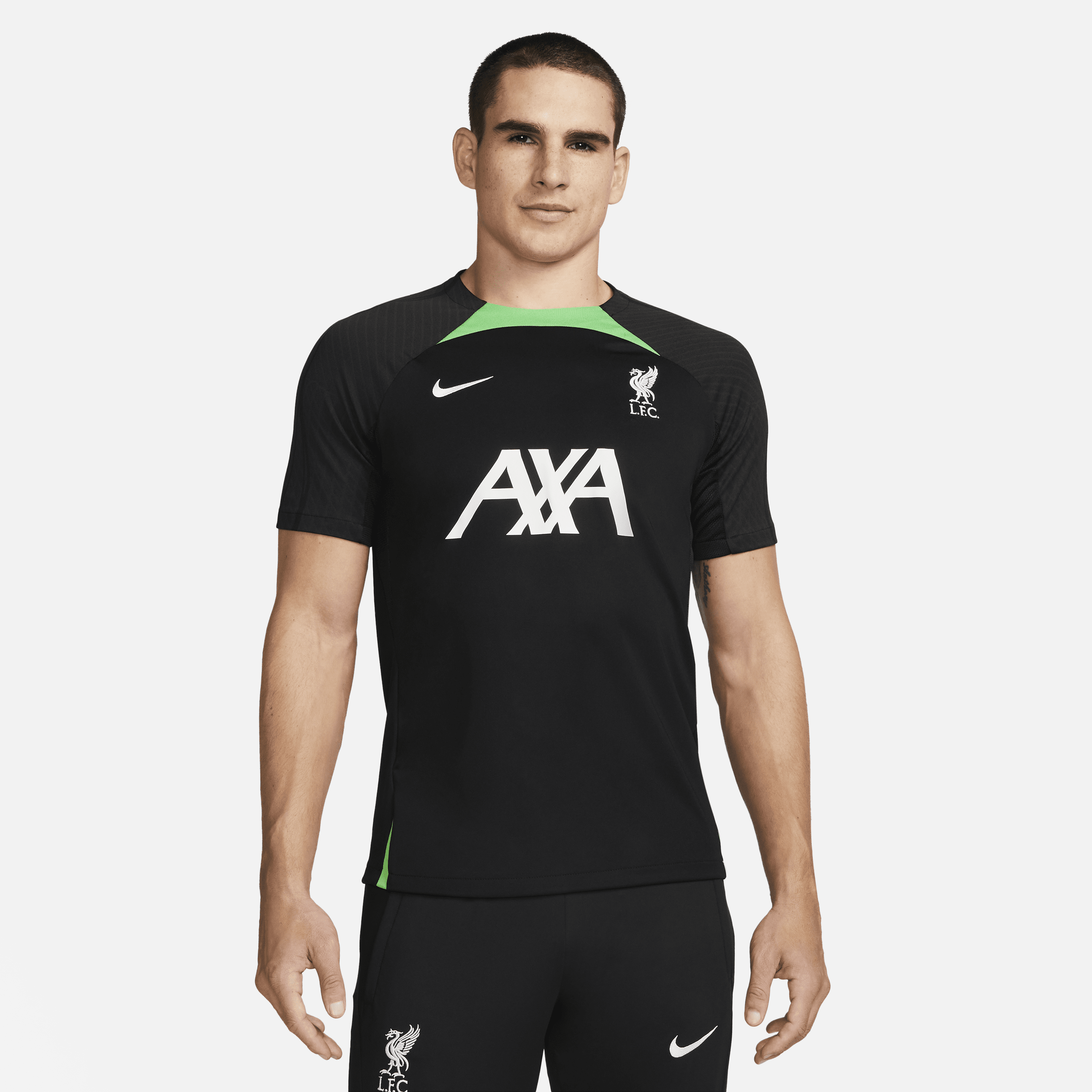 Strike Liverpool FC Camiseta de fútbol de tejido Knit Nike Dri-FIT - Hombre - Negro