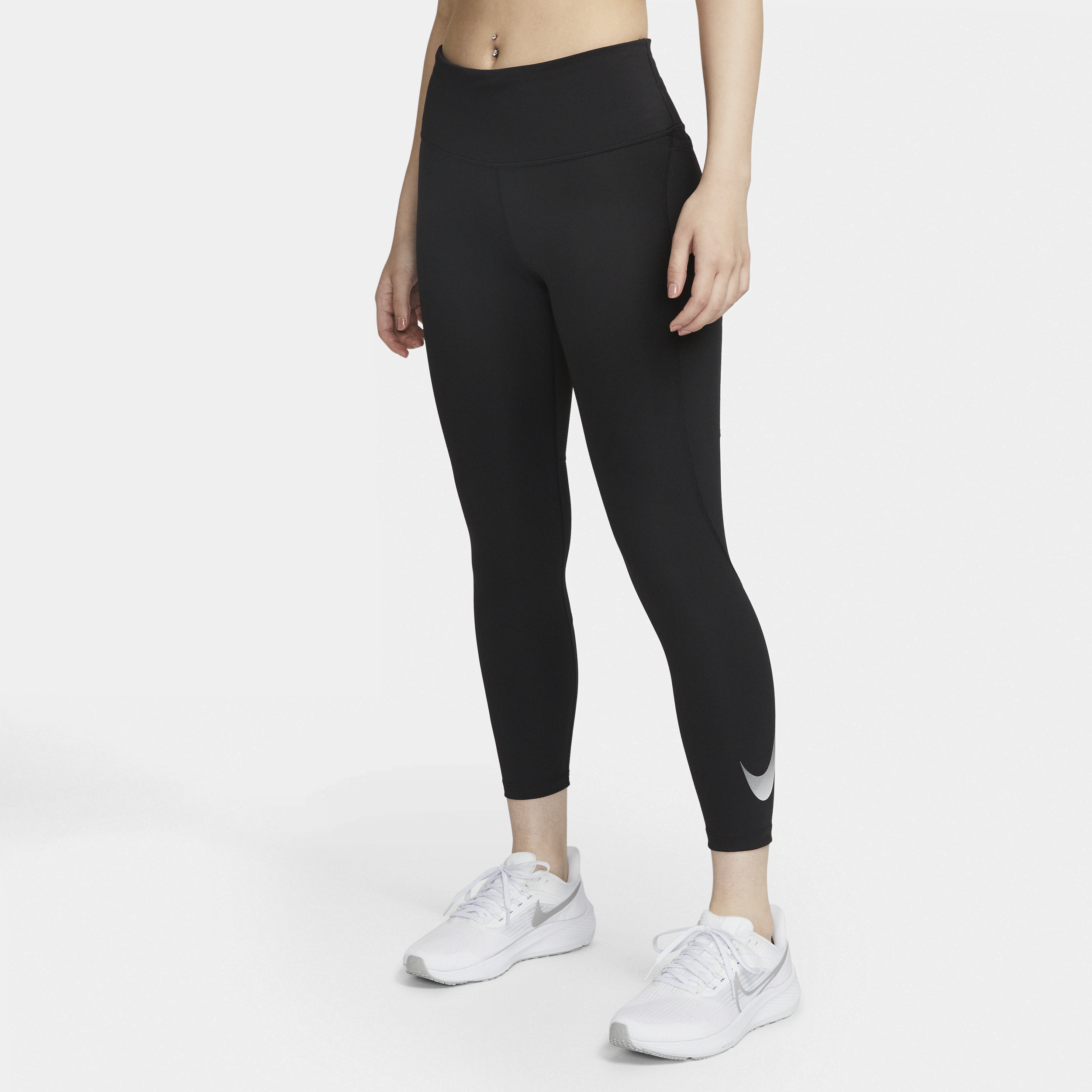【ナイキ(NIKE)公式ストア】ナイキ ファスト ウィメンズ ミッドライズ 7/8 ランニングレギンス ポケット付き DX0949-010 ブラック 【ナイキ(NIKE)公式ストア】ナイキ ファスト ウィメンズ ミッドライズ 7/8 ランニングレギンス ポケット付き DX0949-010 ブラック