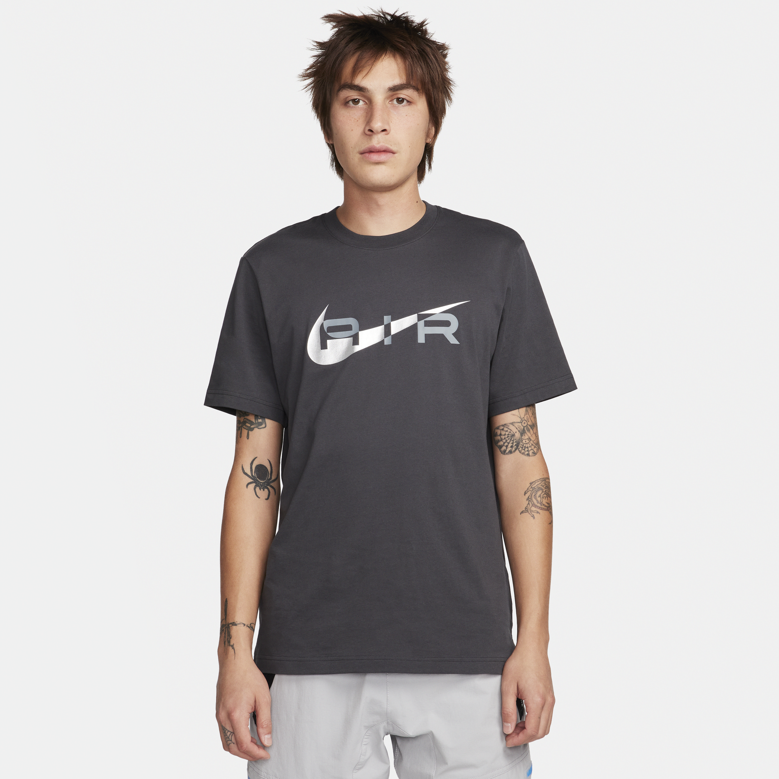 Nike Air T-shirt met graphic voor heren - Grijs
