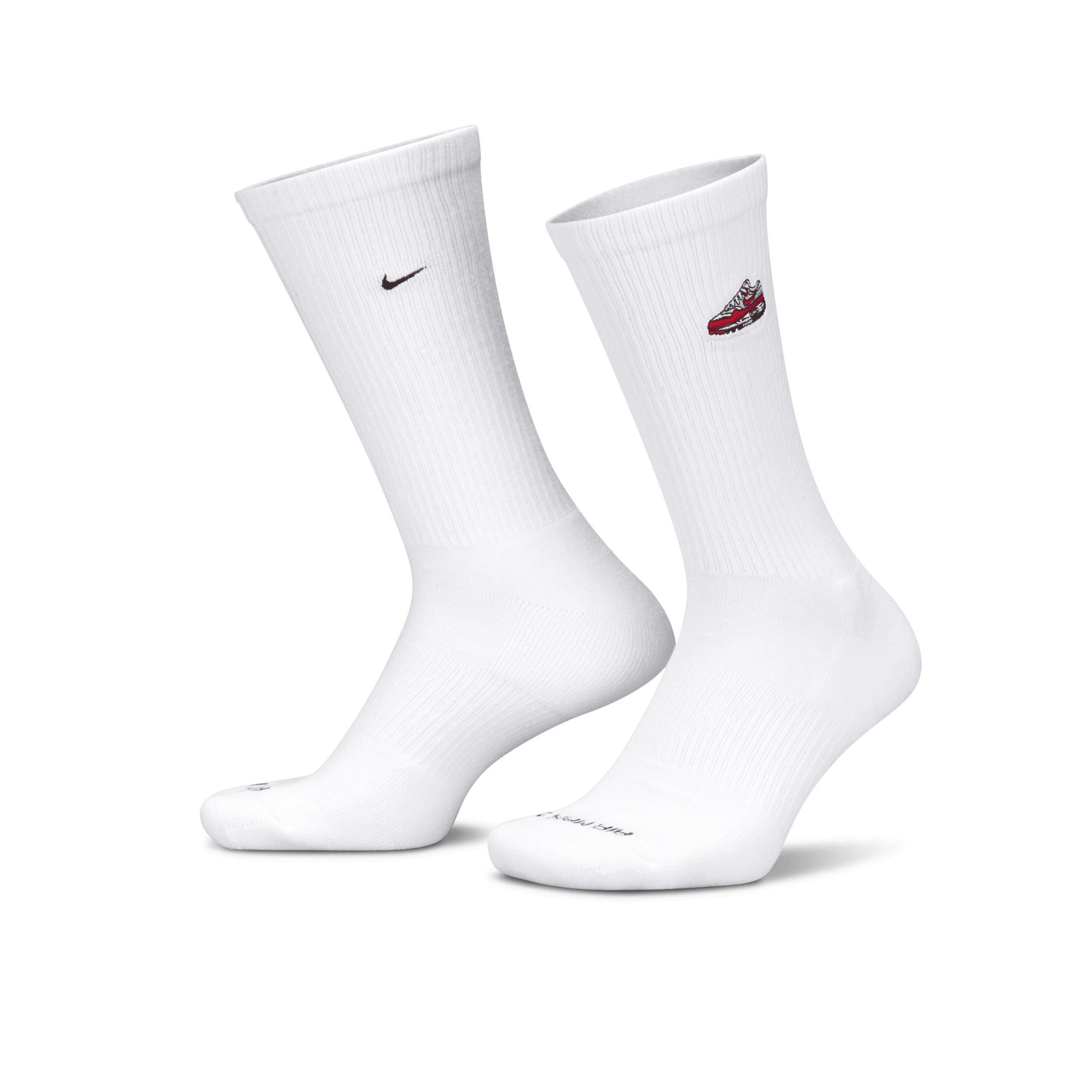 Nike Everyday Plus Calcetines largos acolchados (1 par) - Blanco