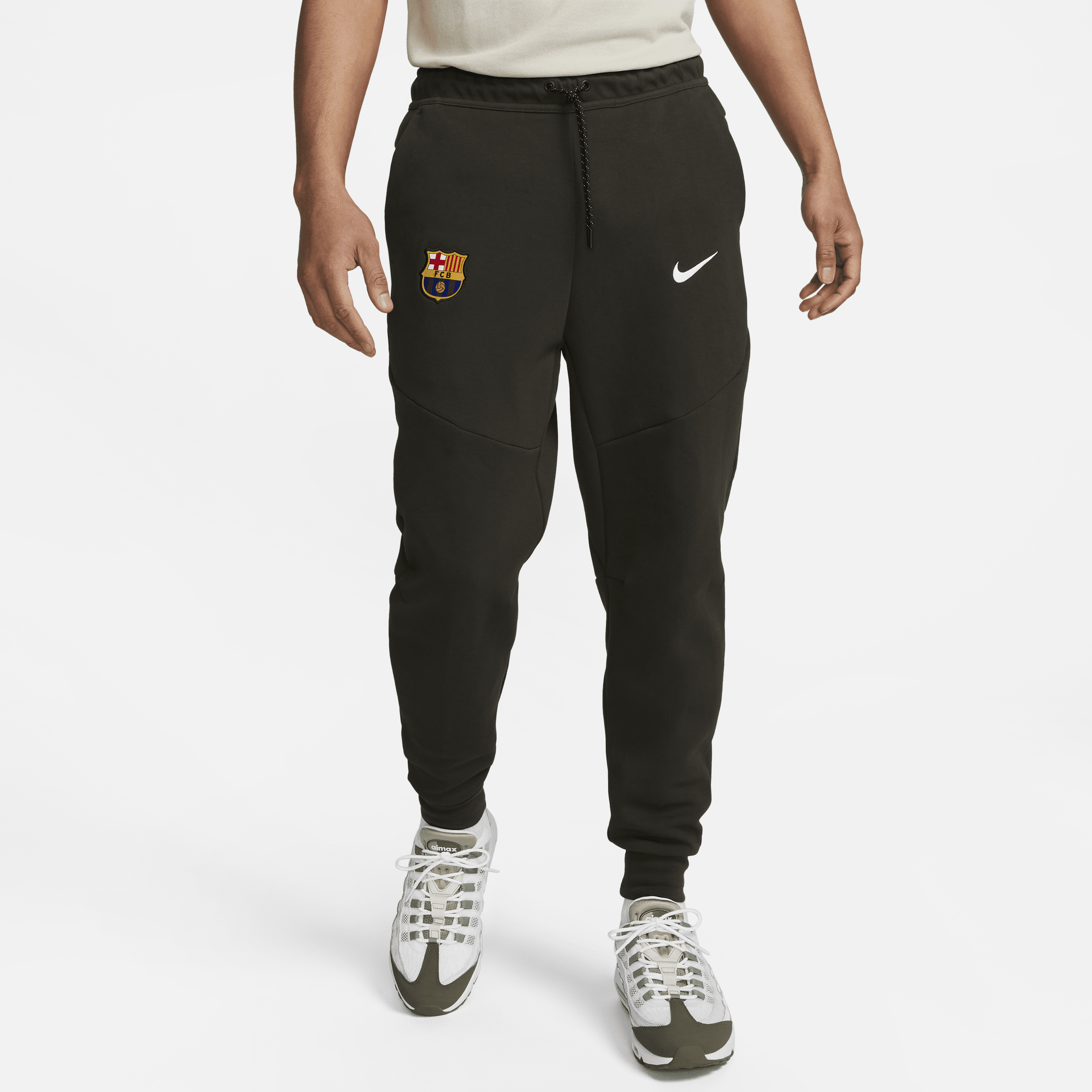 Pantaloni jogger Nike FC Barcelona Tech Fleece – Uomo - Verde