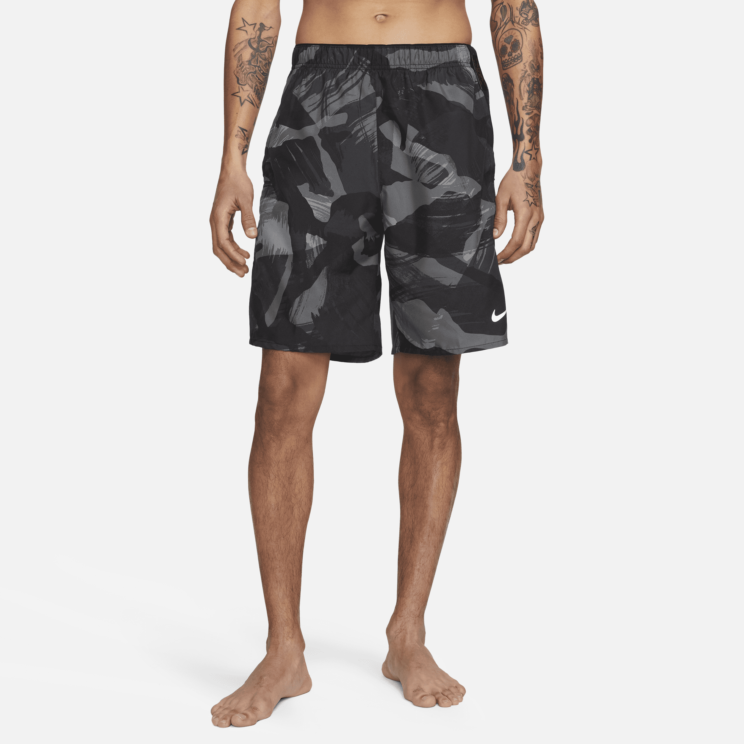 Alsidige Nike Dri-FIT Challenger-shorts (23 cm) uden foring til mænd - sort