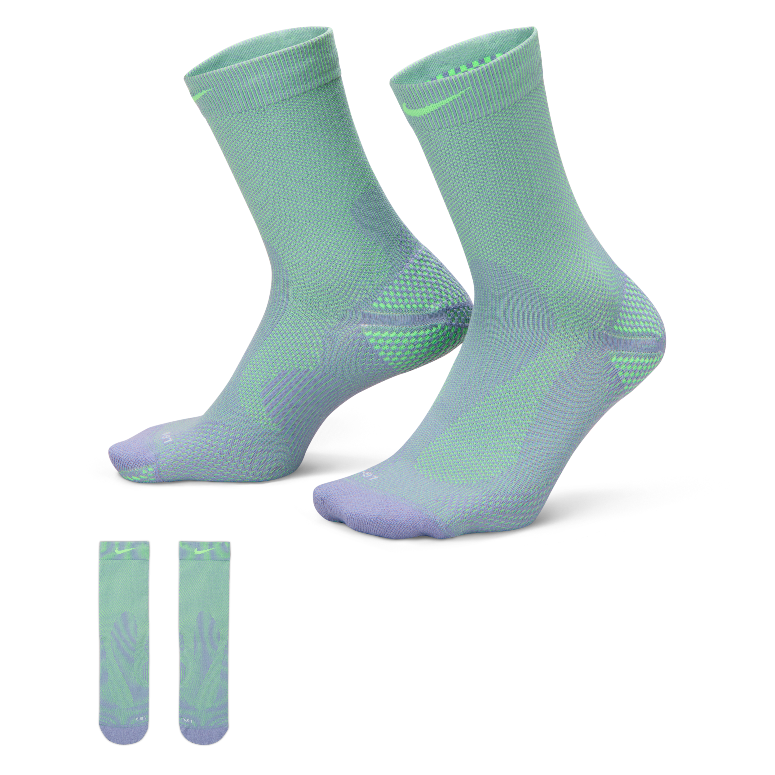 Meia Nike Fast Lightweight Crew Unissex