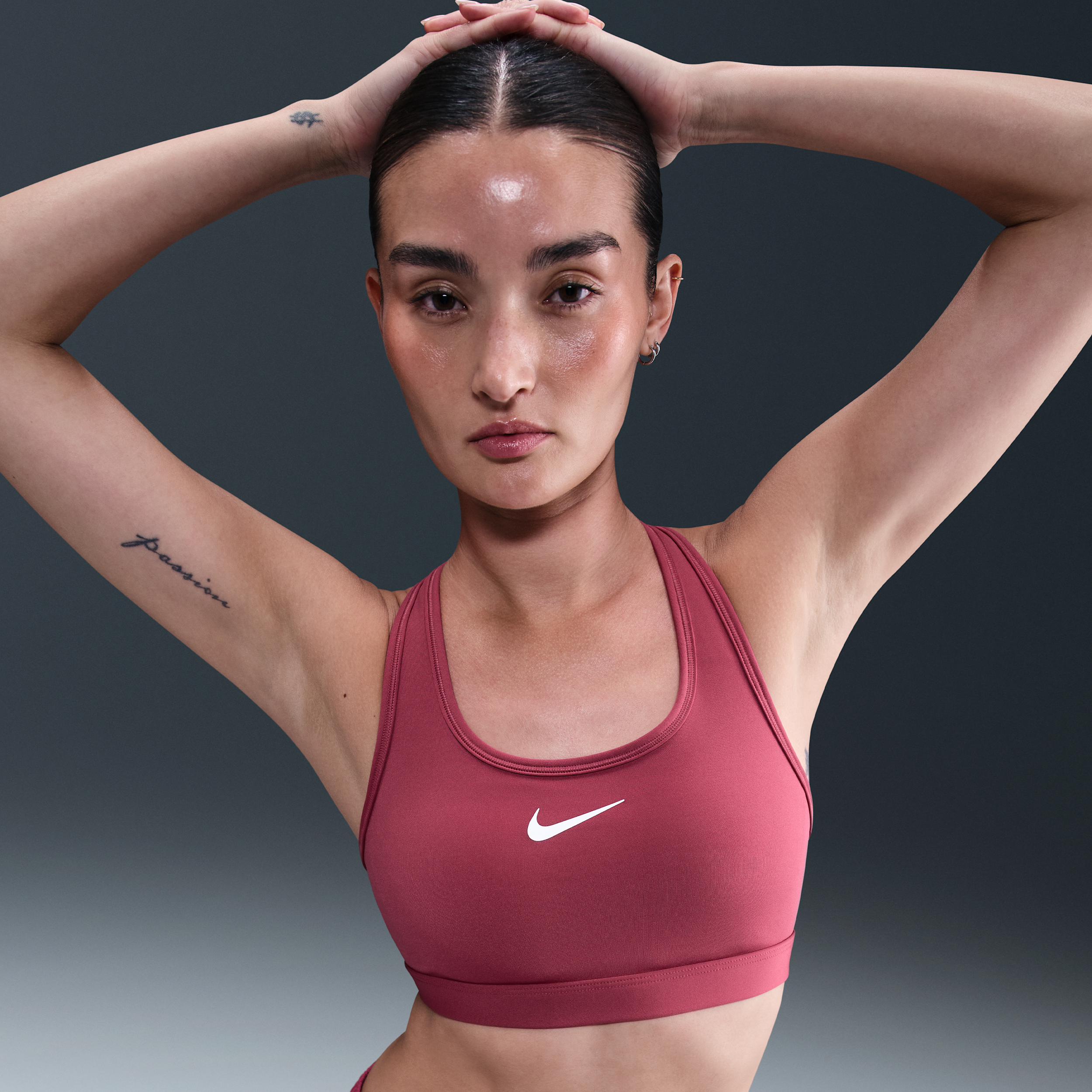 【ナイキ(NIKE)公式ストア】ナイキ スウッシュ ミディアムサポート ウィメンズ パッディド スポーツブラ DX6822-635 パープル 【ナイキ(NIKE)公式ストア】ナイキ スウッシュ ミディアムサポート ウィメンズ パッディド スポーツブラ DX6822-635 パープル