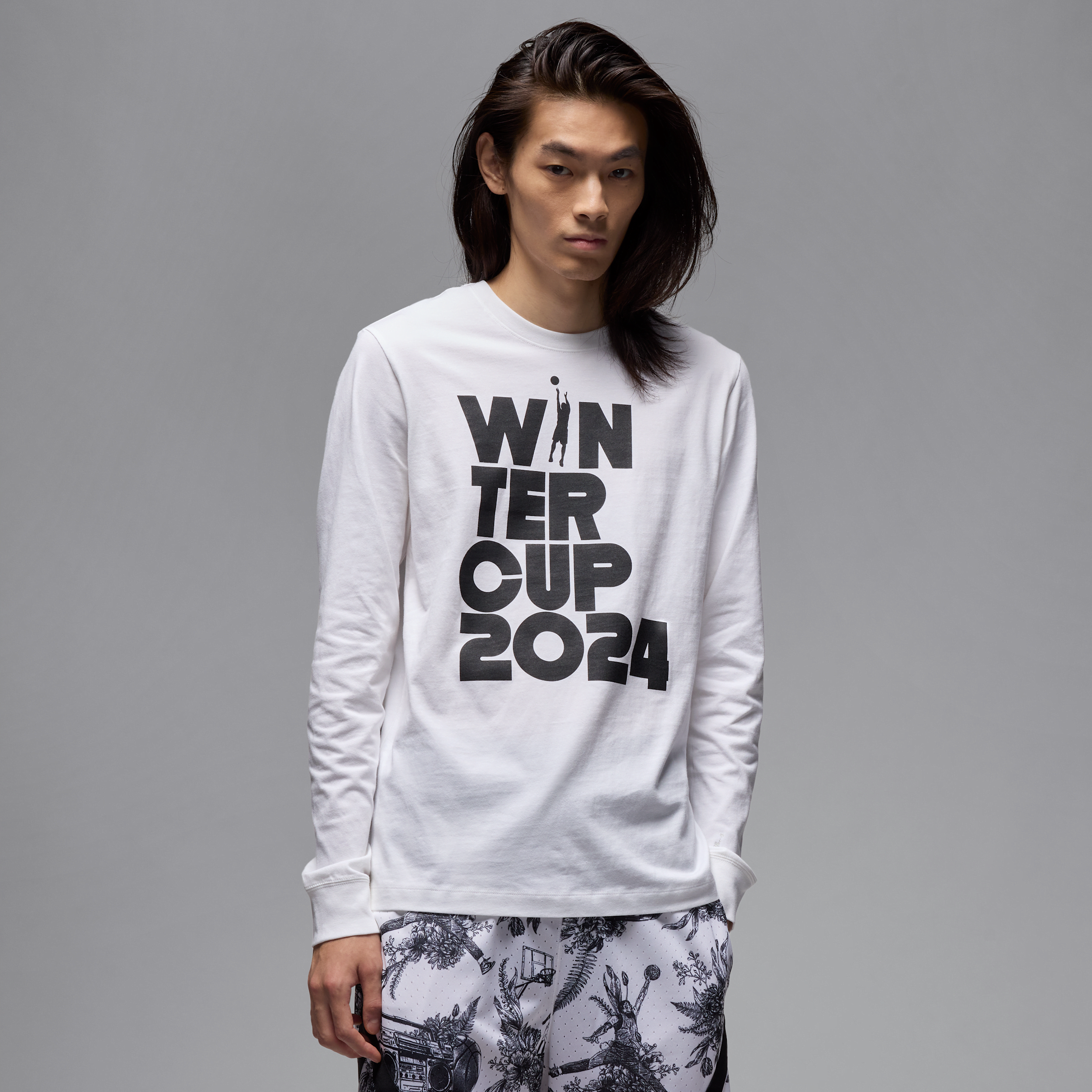【ナイキ(NIKE)公式ストア】ジョーダン ウインターカップ 2024 メンズ ロングスリーブ Tシャツ IH4505-100 ホワイト 【ナイキ(NIKE)公式ストア】ジョーダン ウインターカップ 2024 メンズ ロングスリーブ Tシャツ IH4505-100 ホワイト