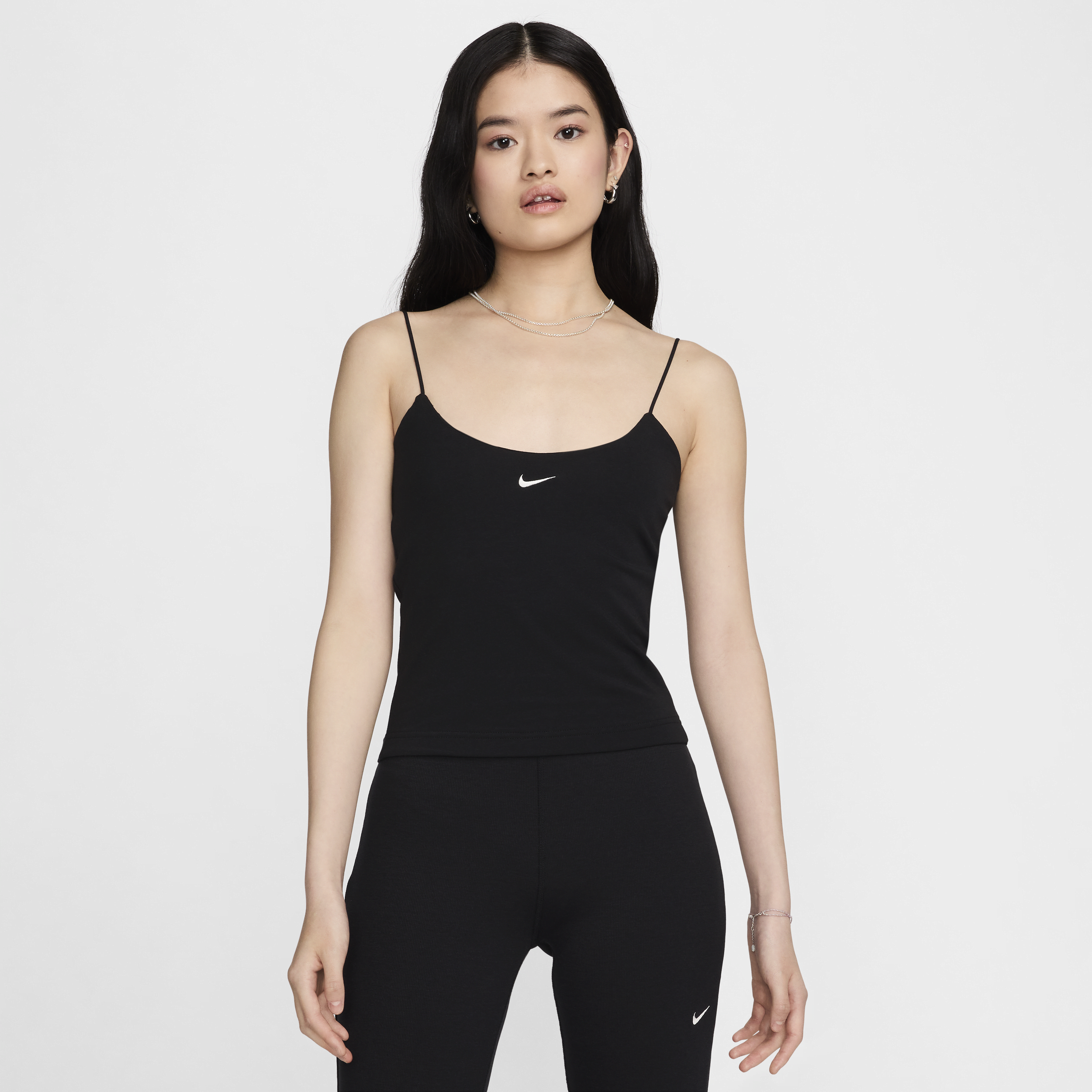 【ナイキ(NIKE)公式ストア】ナイキ スポーツウェア チル ニット ウィメンズ タイト キャミ タンクトップ FN3686-010 ブラック 【ナイキ(NIKE)公式ストア】ナイキ スポーツウェア チル ニット ウィメンズ タイト キャミ タンクトップ FN3686-010 ブラック