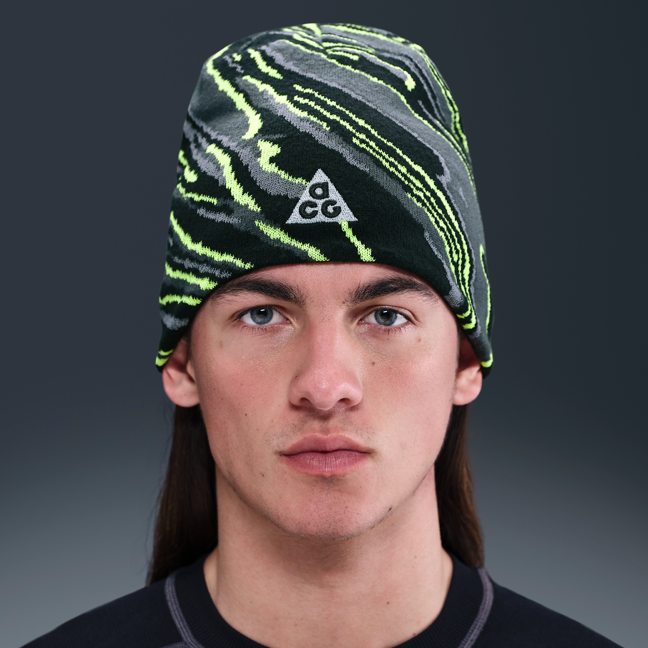 Nike ACG Peak 'Big Bend' Beanie - Grey - Recycled Polyester