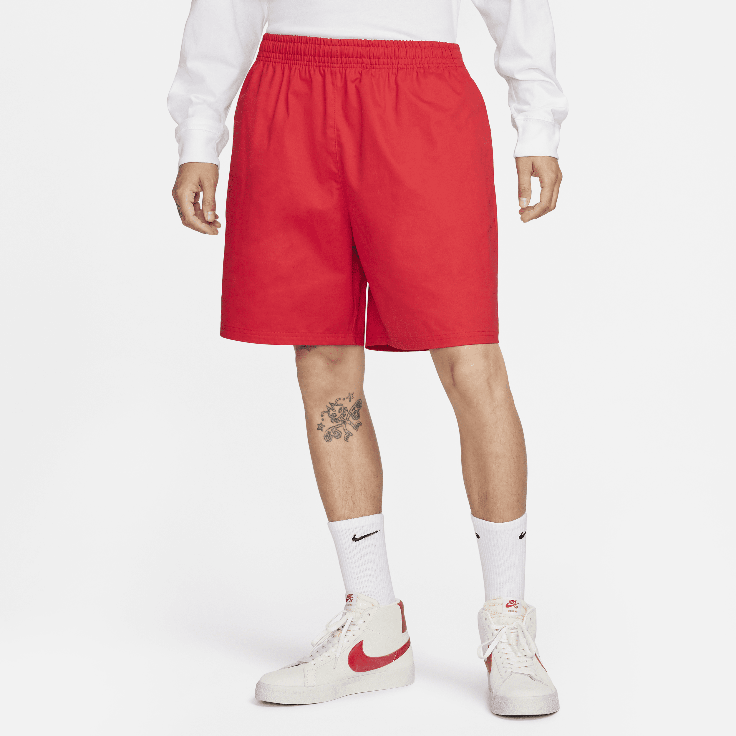 Nike SB Pantalón corto de skateboard Skyring - Rojo