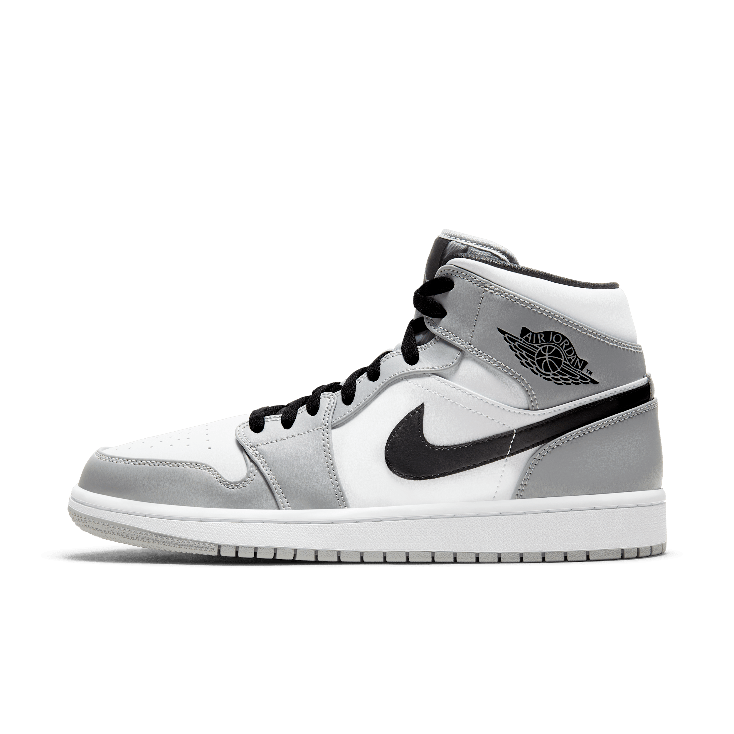 【ナイキ(NIKE)公式ストア】エア ジョーダン 1 MID シューズ 554724-092 グレー 【ナイキ(NIKE)公式ストア】エア ジョーダン 1 MID シューズ 554724-092 グレー