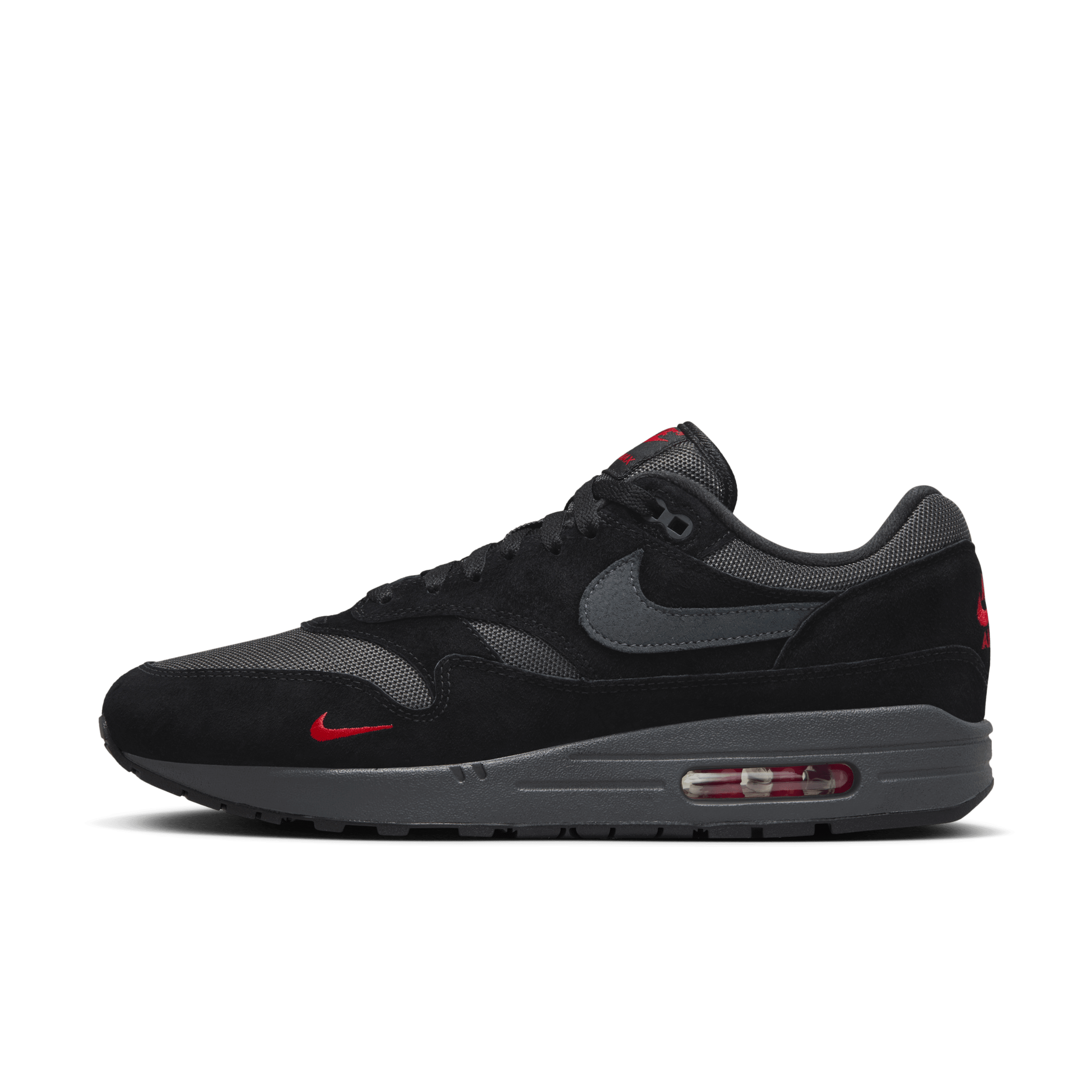 Nike Air Max 1-sko til mænd - sort