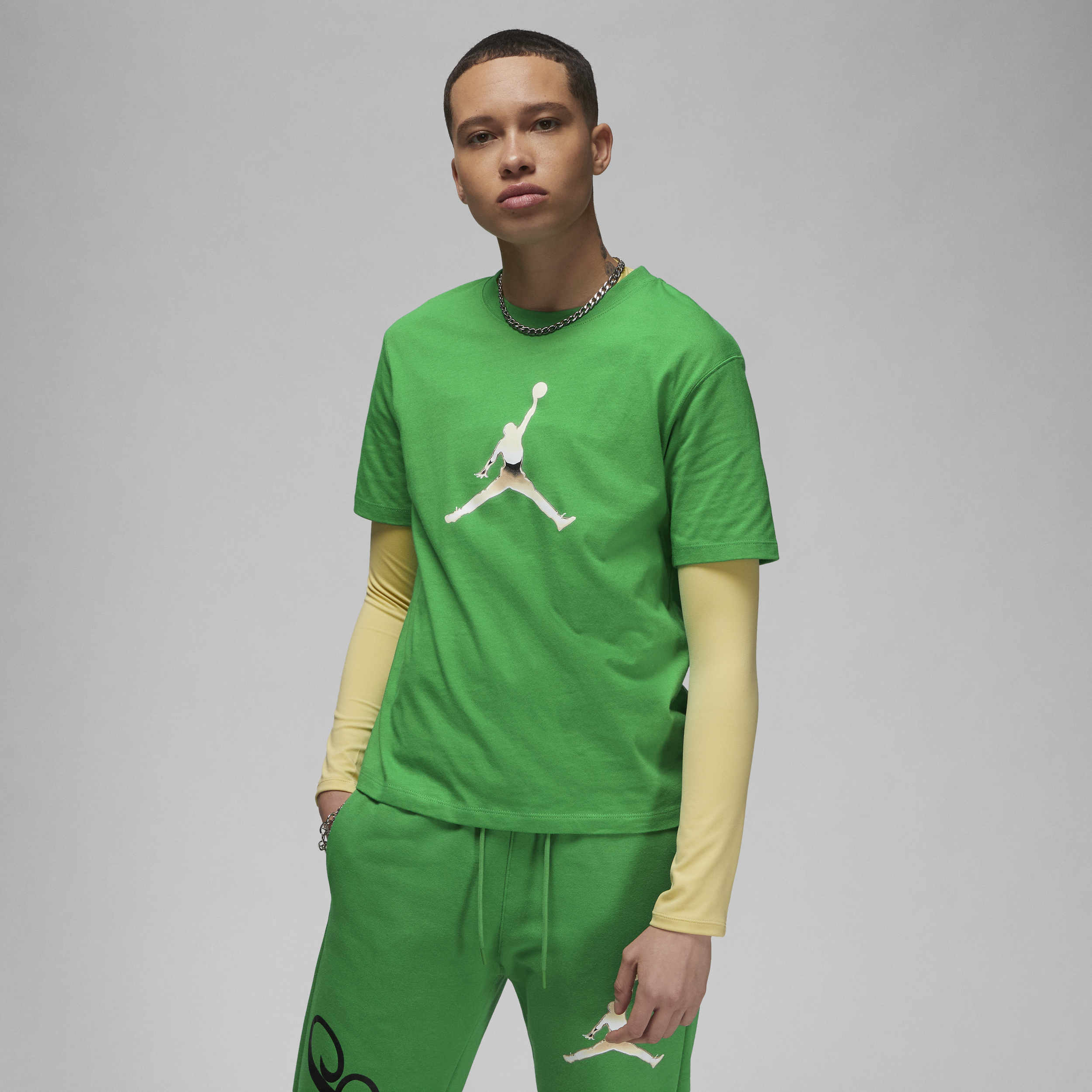 Jordan Camiseta con estampado - Mujer - Verde