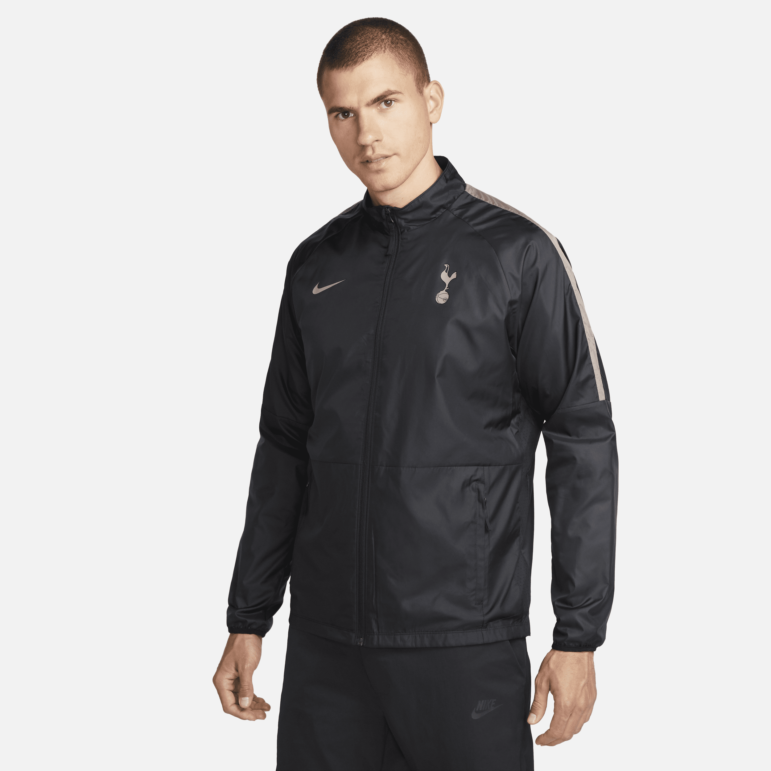 Giacca da calcio Nike Tottenham Hotspur Repel Academy AWF da uomo – Terza - Nero