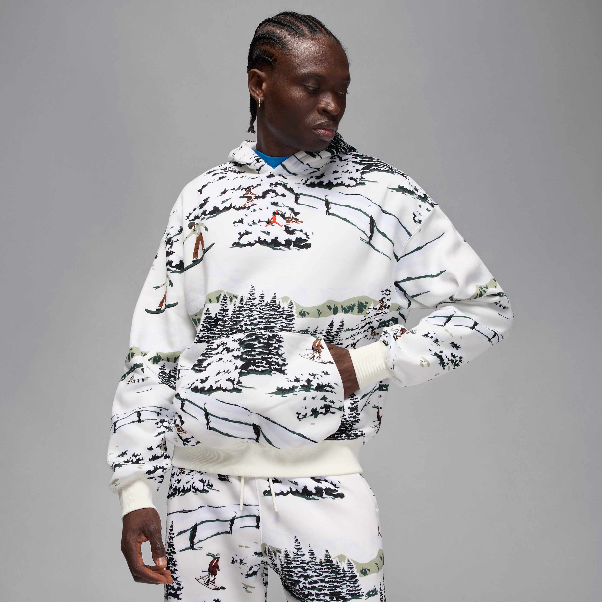 【ナイキ(NIKE)公式ストア】ジョーダン ブルックリン フリース メンズ プルオーバー パーカー HV1050-133 ホワイト 【ナイキ(NIKE)公式ストア】ジョーダン ブルックリン フリース メンズ プルオーバー パーカー HV1050-133 ホワイト
