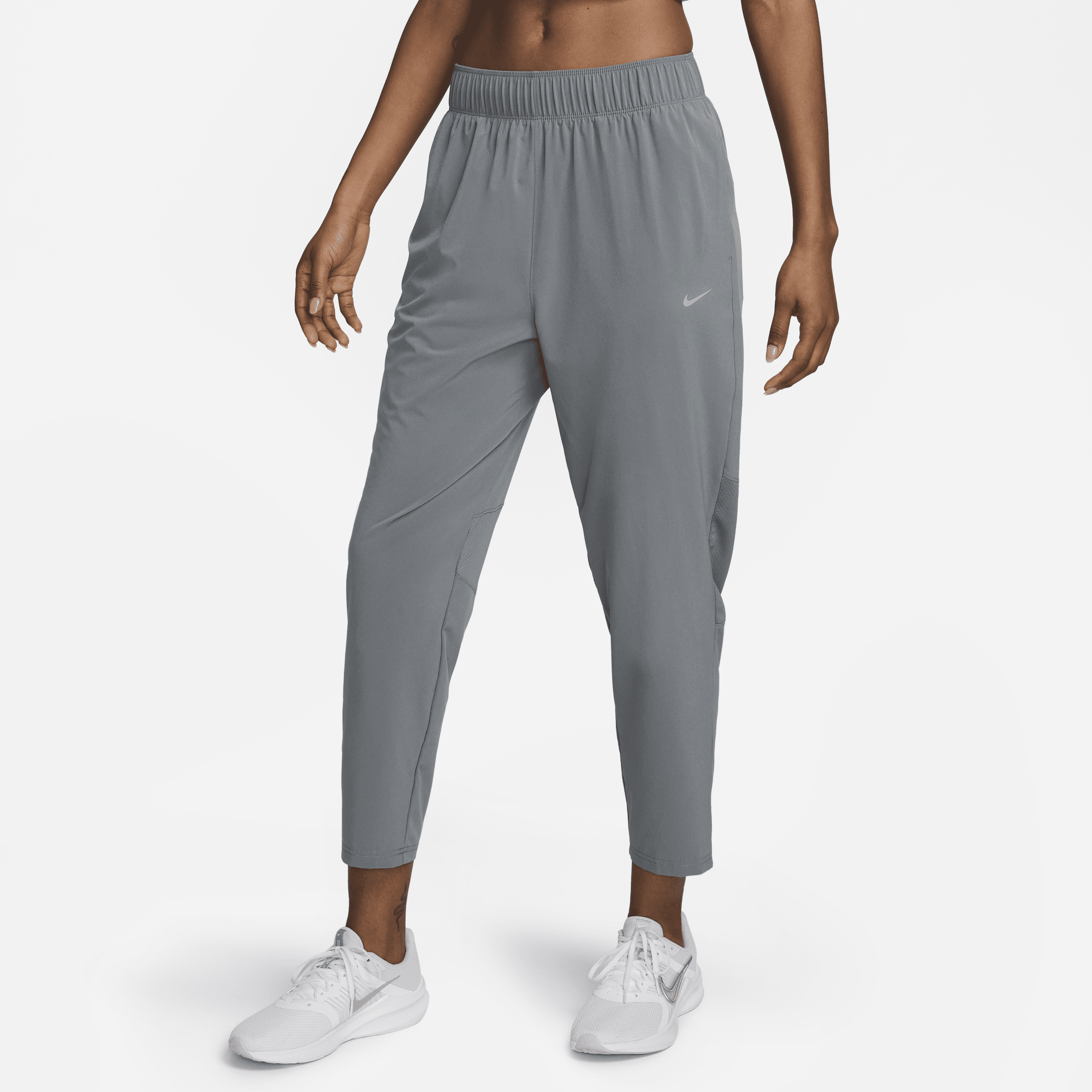 Nike Dri-FIT Fast Pantalón de running de talle medio con diseño 7/8 - Mujer - Gris