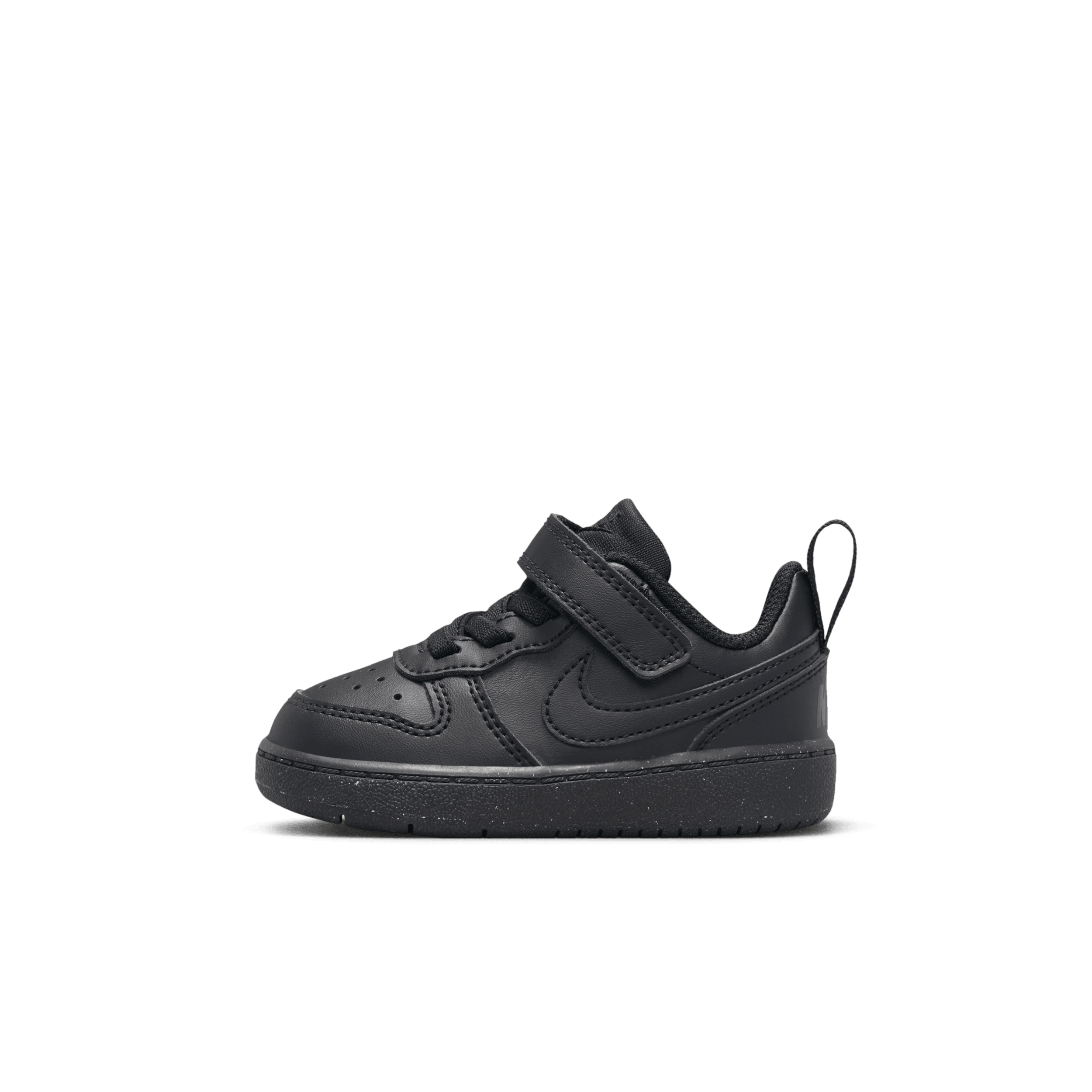 Nike Court Borough Low Recraft-sko til babyer/småbørn - sort