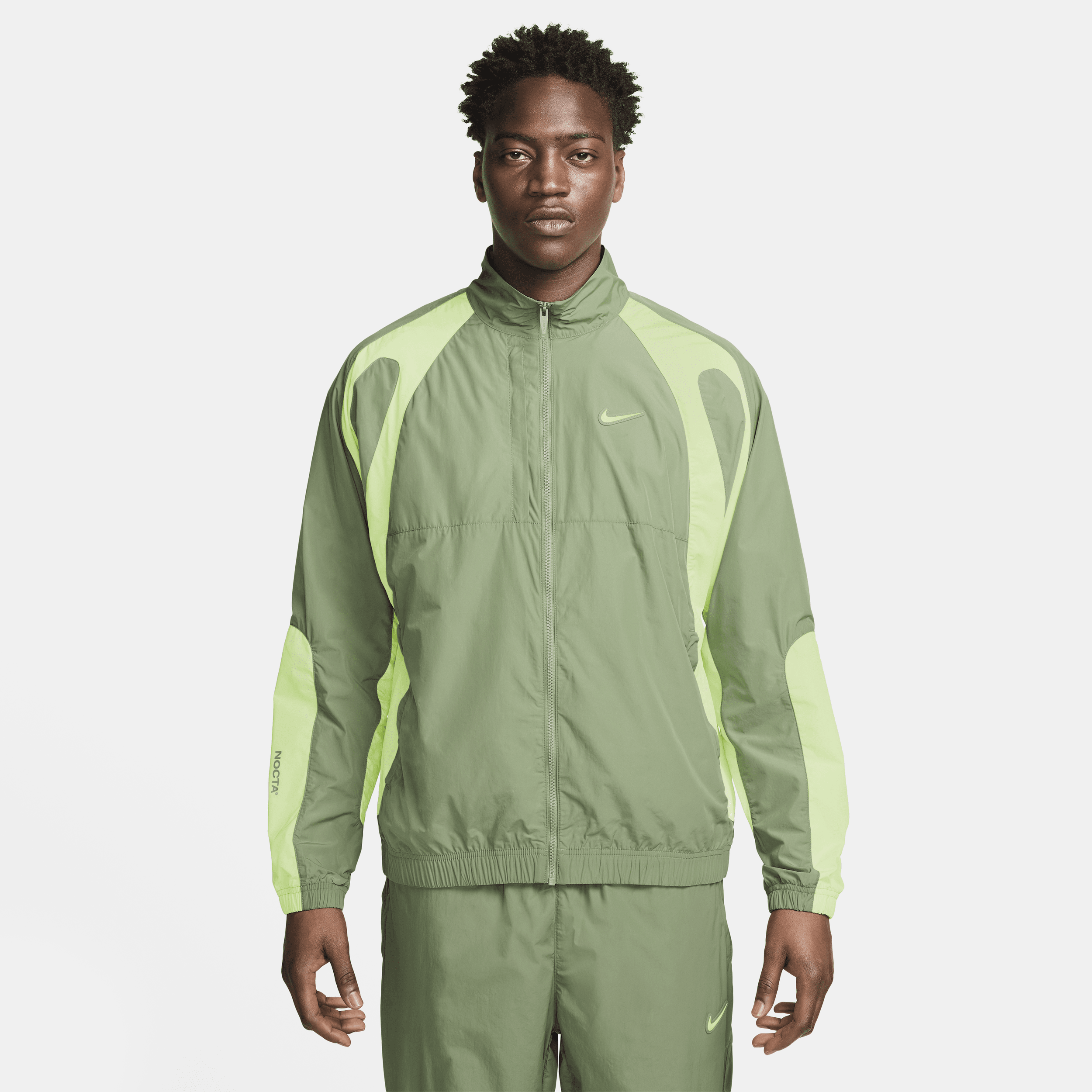 Jacket Nike X Nocta Men's Woven Track Jacket Oil Green/ Lt Liquid