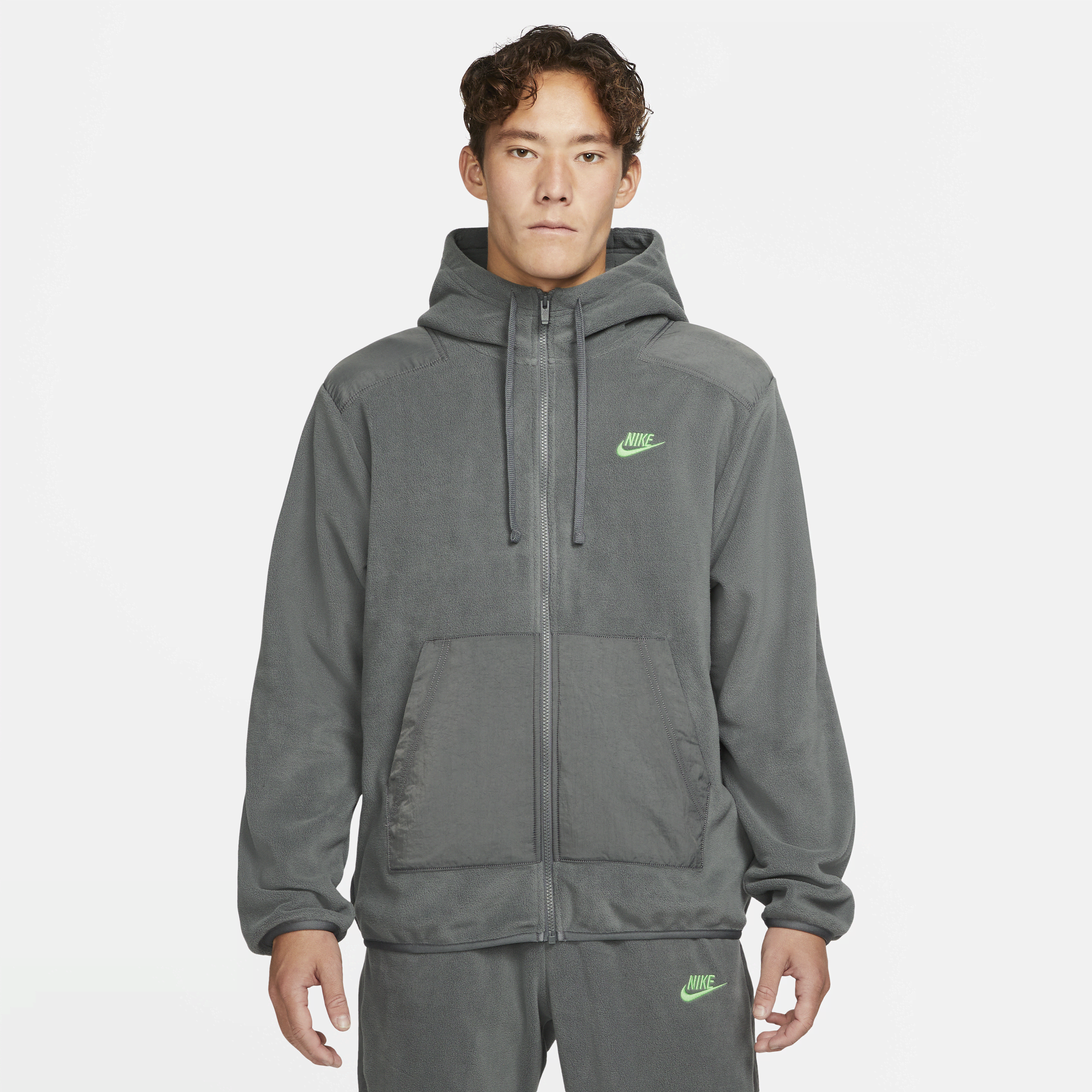 【ナイキ(NIKE)公式ストア】ナイキ スポーツウェア スタイル エッセンシャル+ メンズ フリース フルジップ パーカー DD4883-068 グレー 【ナイキ(NIKE)公式ストア】ナイキ スポーツウェア スタイル エッセンシャル+ メンズ フリース フルジップ パーカー DD4883-068 グレー