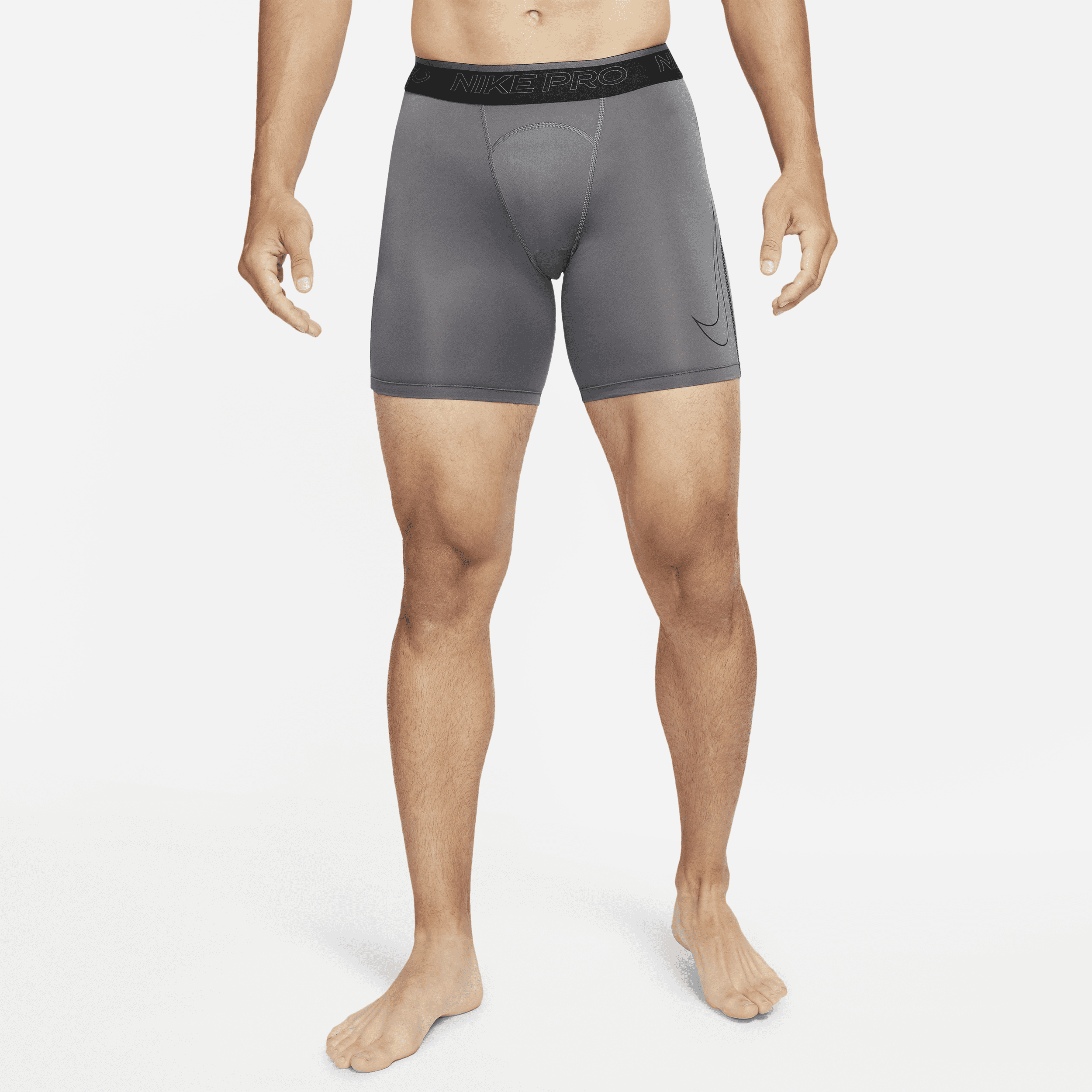 Nike Pro Dri-FIT-shorts til mænd - grå