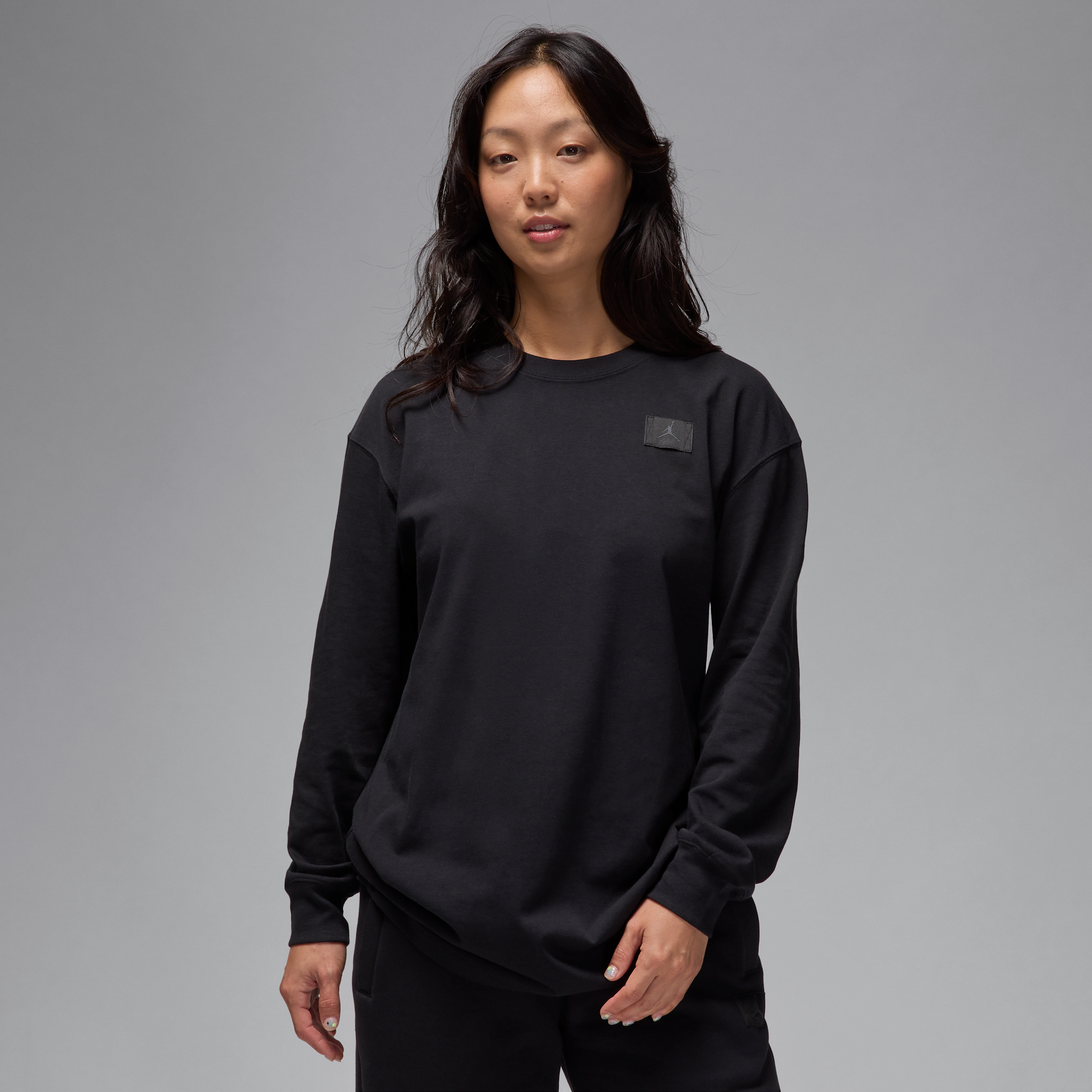 【ナイキ(NIKE)公式ストア】ジョーダン ウィメンズ オーバーサイズド ロングスリーブ Tシャツ HM4384-010 ブラック 【ナイキ(NIKE)公式ストア】ジョーダン ウィメンズ オーバーサイズド ロングスリーブ Tシャツ HM4384-010 ブラック