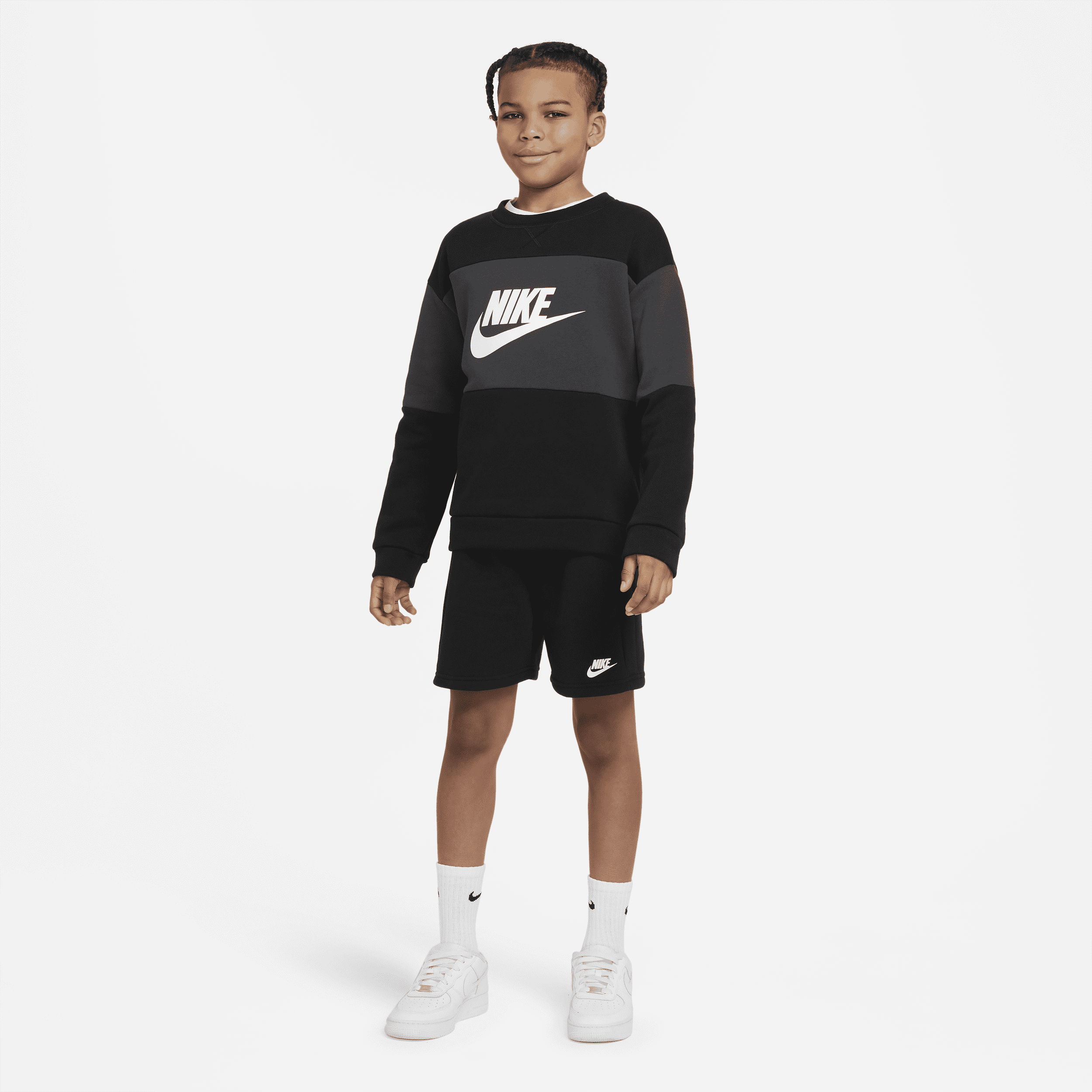 【ナイキ(NIKE)公式ストア】ナイキ スポーツウェア ジュニア フレンチ テリー トラックスーツ DO6789-010 ブラック 【ナイキ(NIKE)公式ストア】ナイキ スポーツウェア ジュニア フレンチ テリー トラックスーツ DO6789-010 ブラック