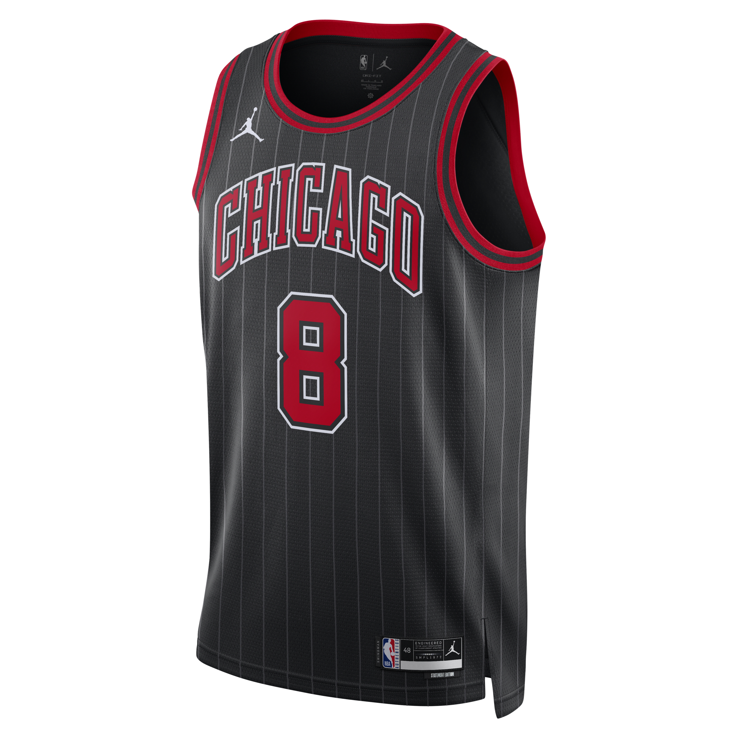 Nike Chicago Bulls Statement Edition Swingman Jordan Dri-FIT NBA jersey voor heren - Zwart