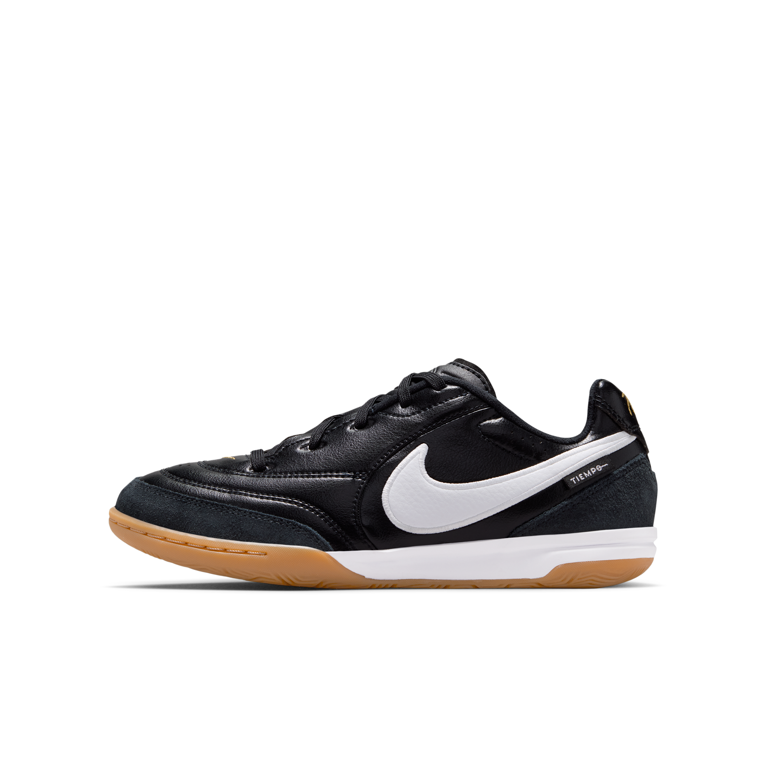 Chaussures de foot en salle basses Nike Jr. Tiempo Streetgato pour enfant/ado - Noir