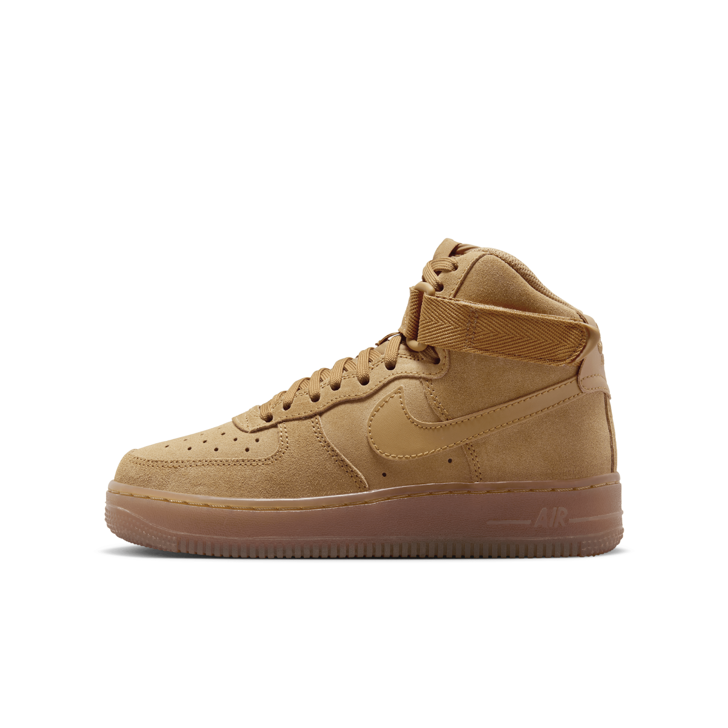 Nike Air Force 1 High LV8 3-sko til større børn - brun
