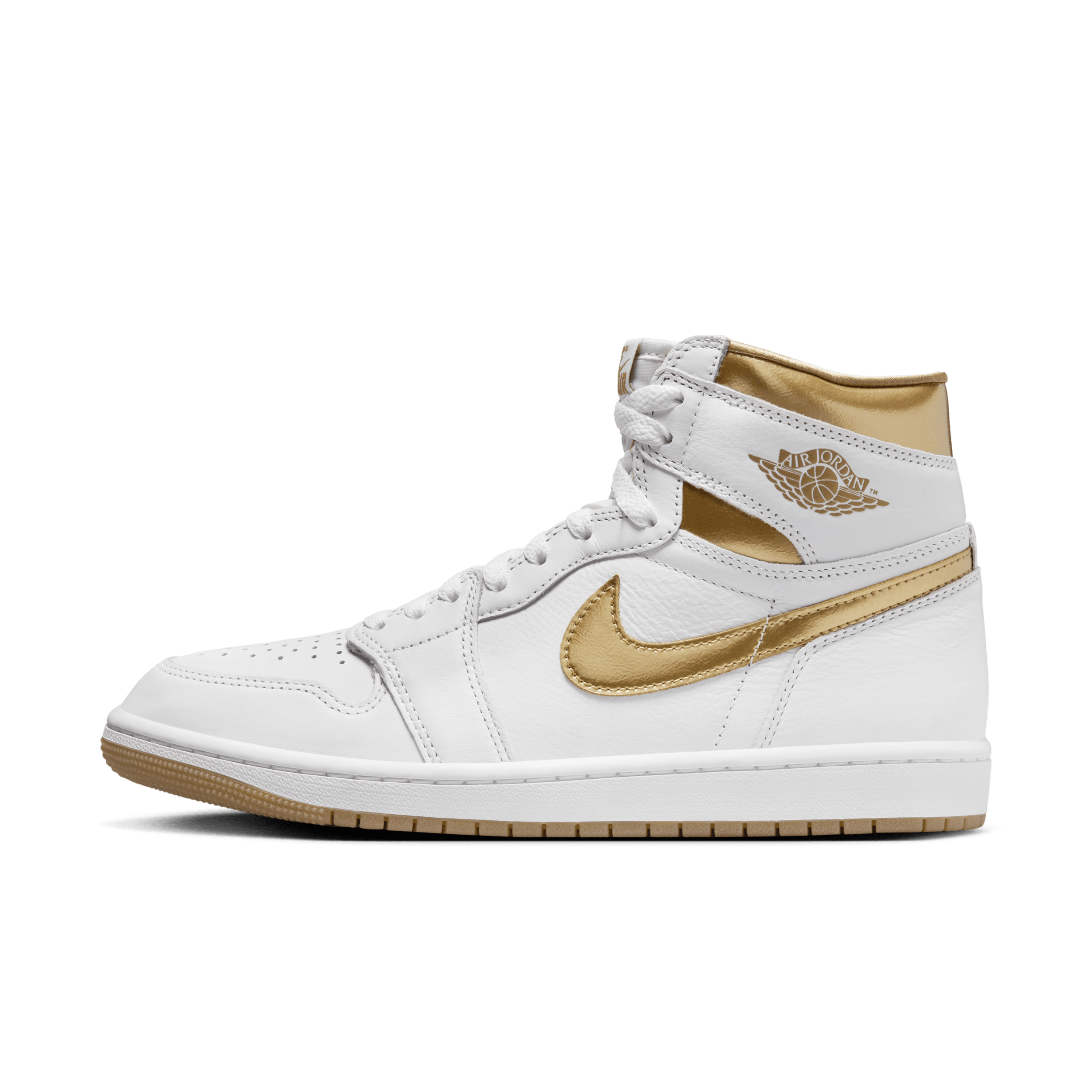 【ナイキ(NIKE)公式ストア】エア ジョーダン 1 レトロ HIGH OG "White and Gold" ウィメンズシューズ FD2596-107 ホワイト 【ナイキ(NIKE)公式ストア】エア ジョーダン 1 レトロ HIGH OG "White and Gold" ウィメンズシューズ FD2596-107 ホワイト